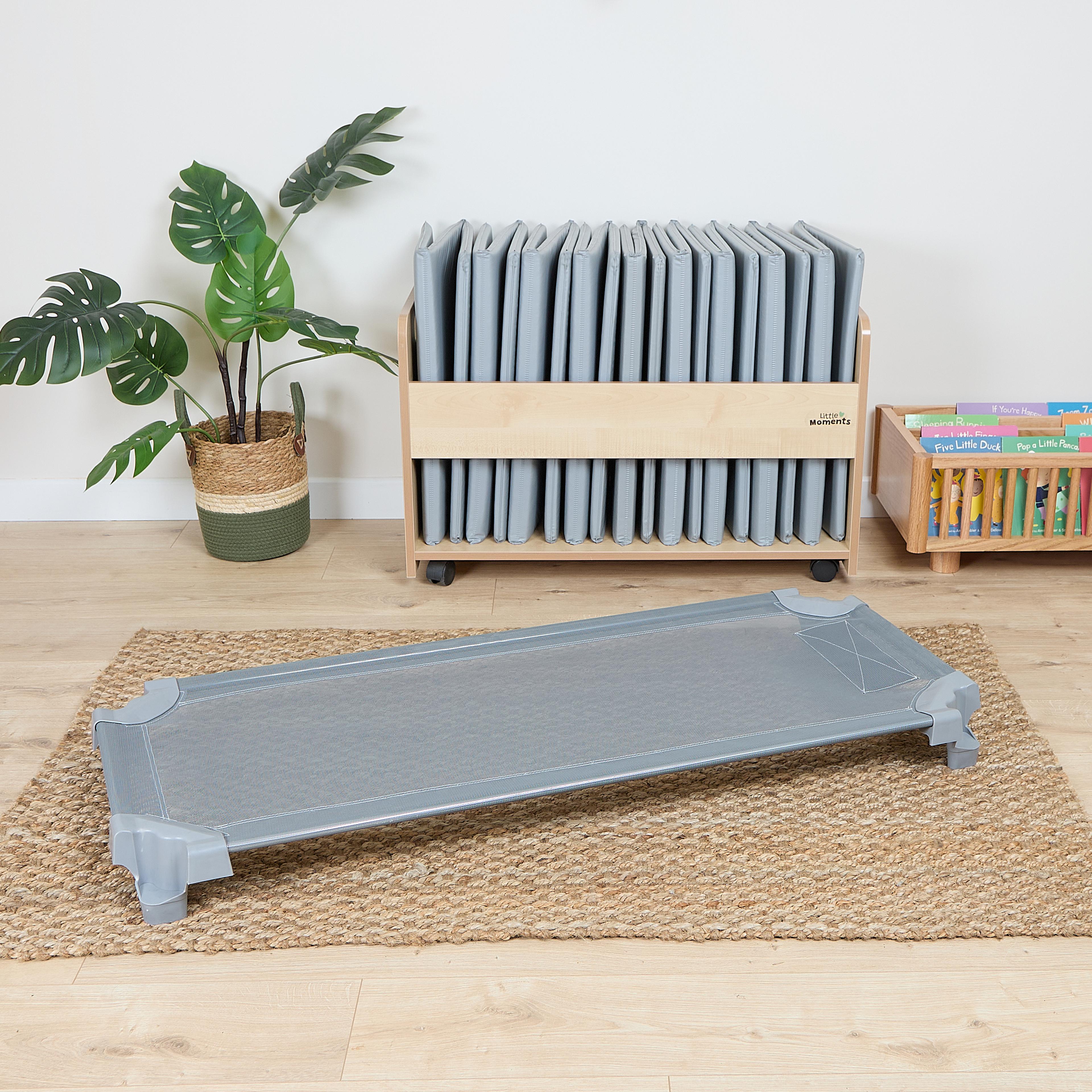 Little Moments Grey Rest Bed