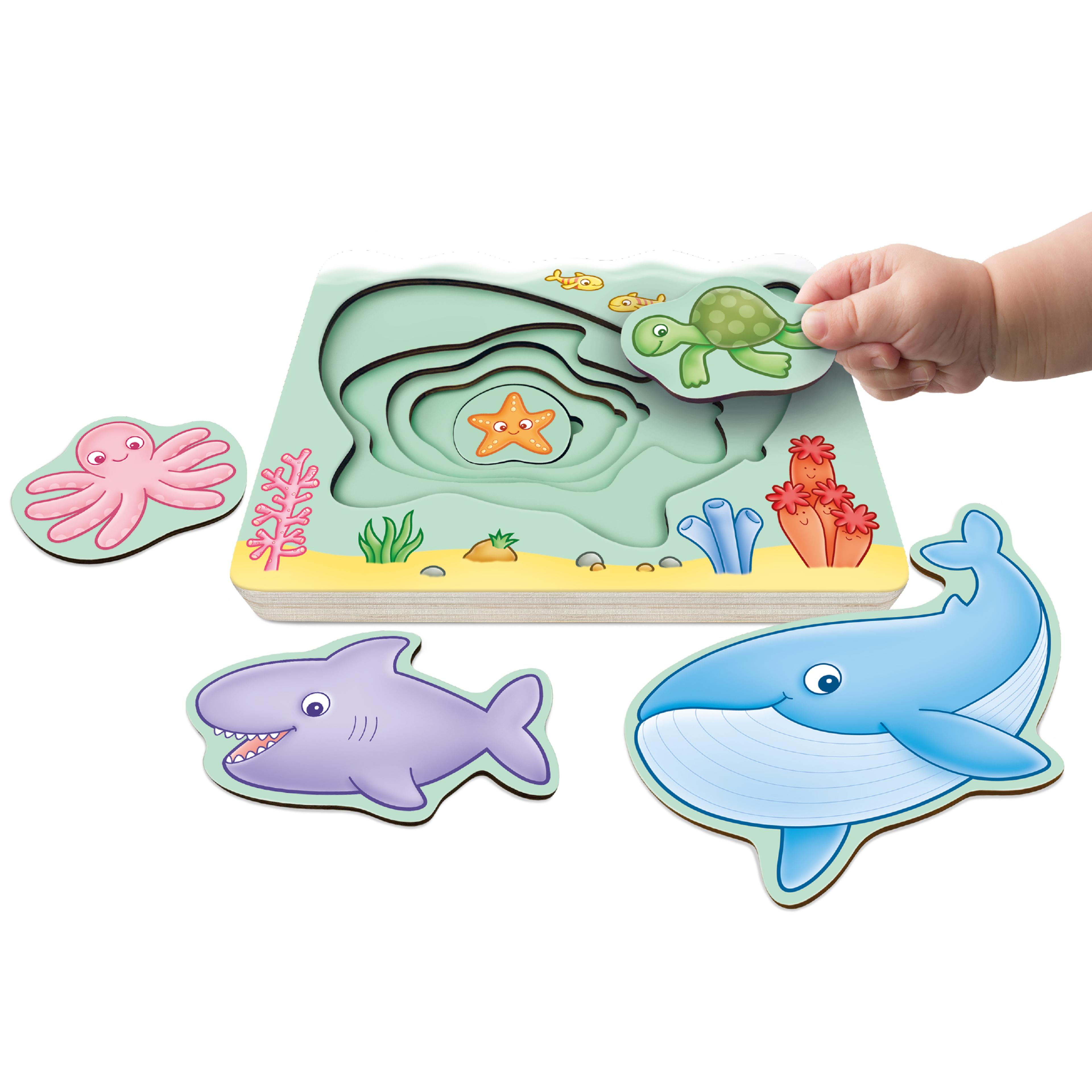 Orchard Toys Under the Sea  Wooden Nesting Puzzle