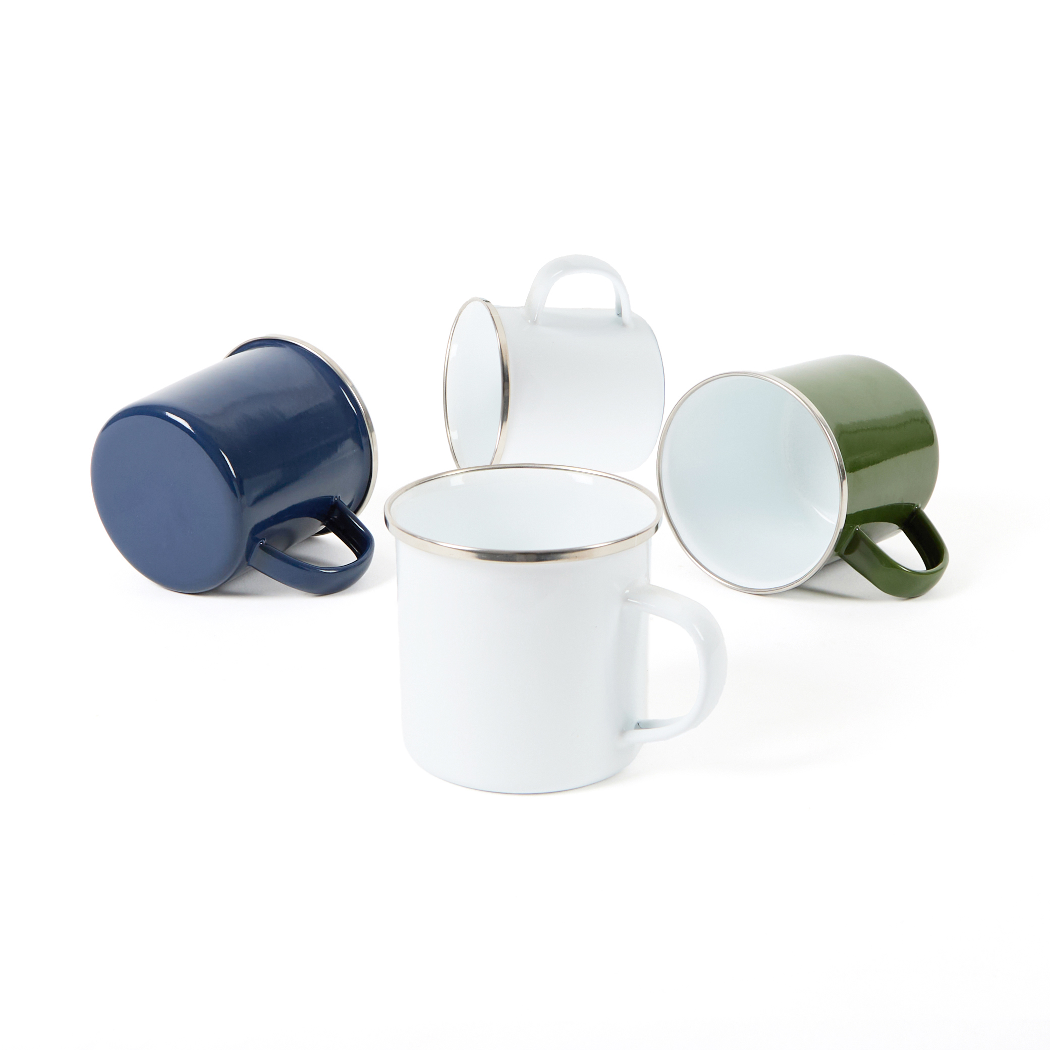 Enamel Mugs Pack of 4