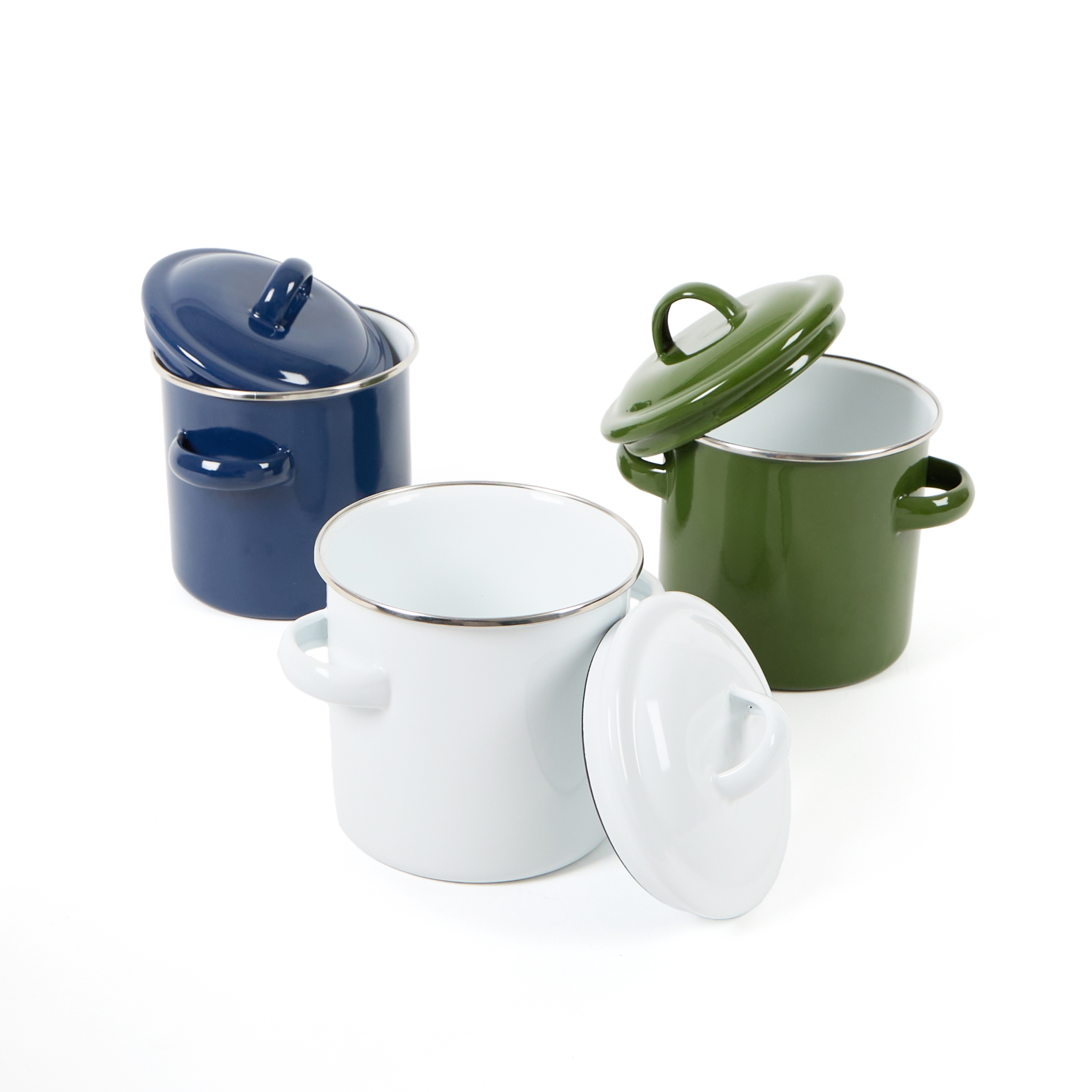 Enamel Tins Pack of 3
