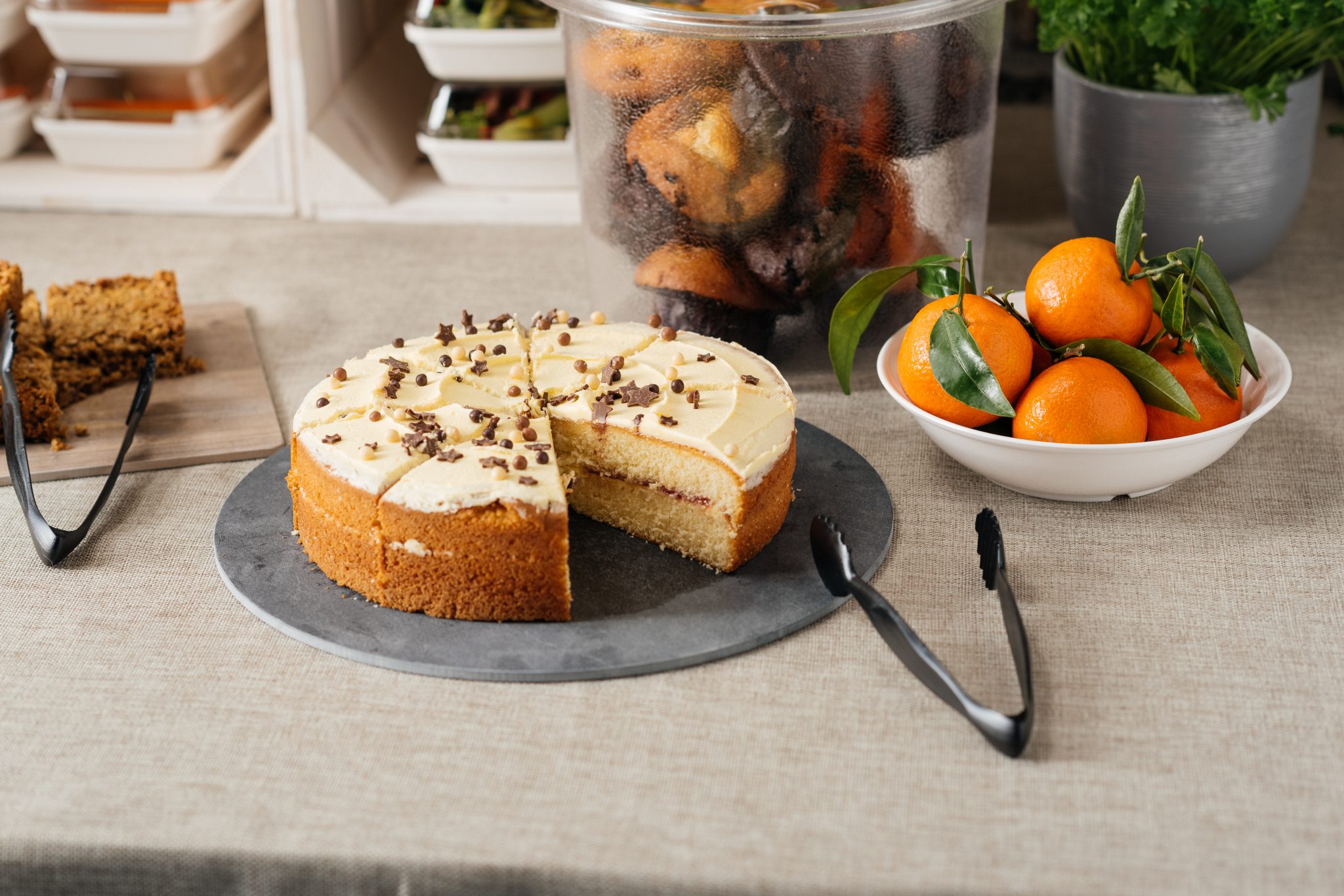 Small Serving Tongs - Black