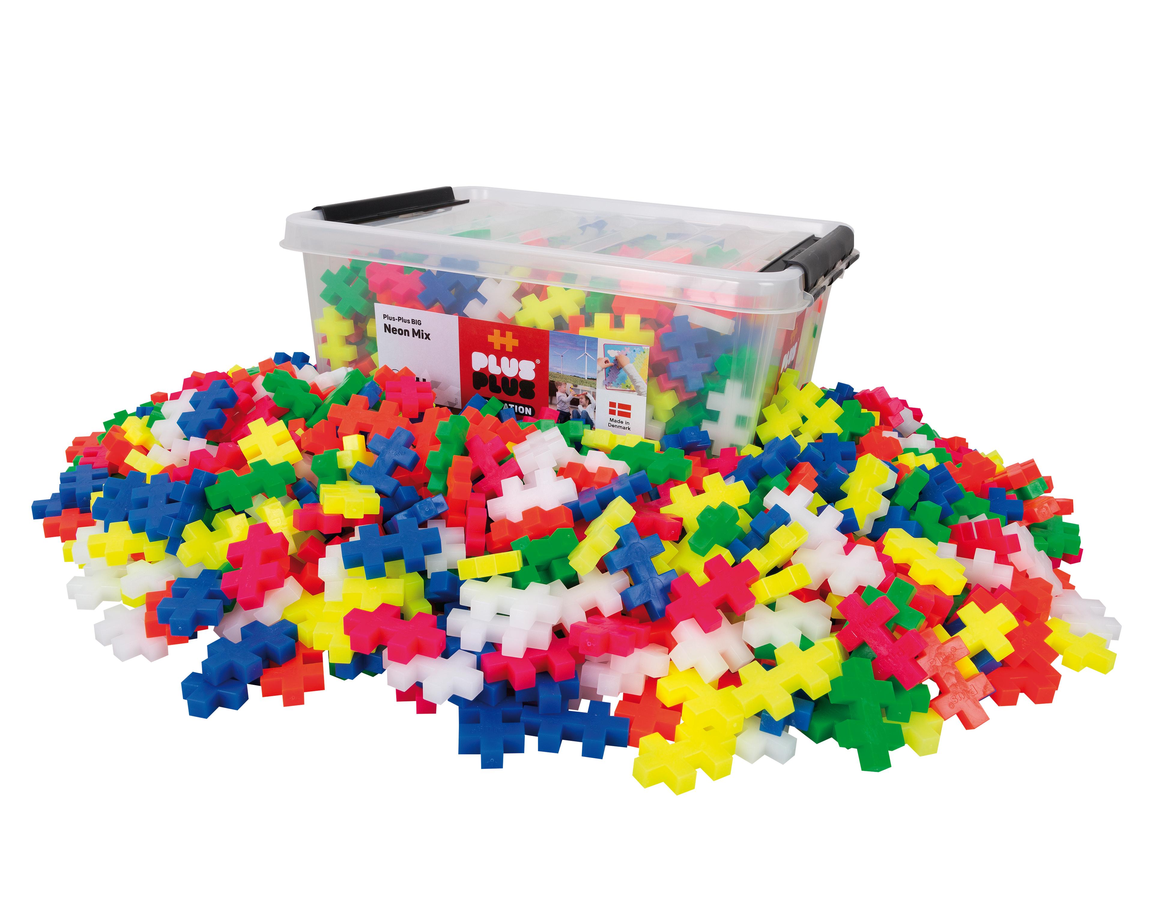 Plus-Plus BIG Neon / 600 pcs Educational