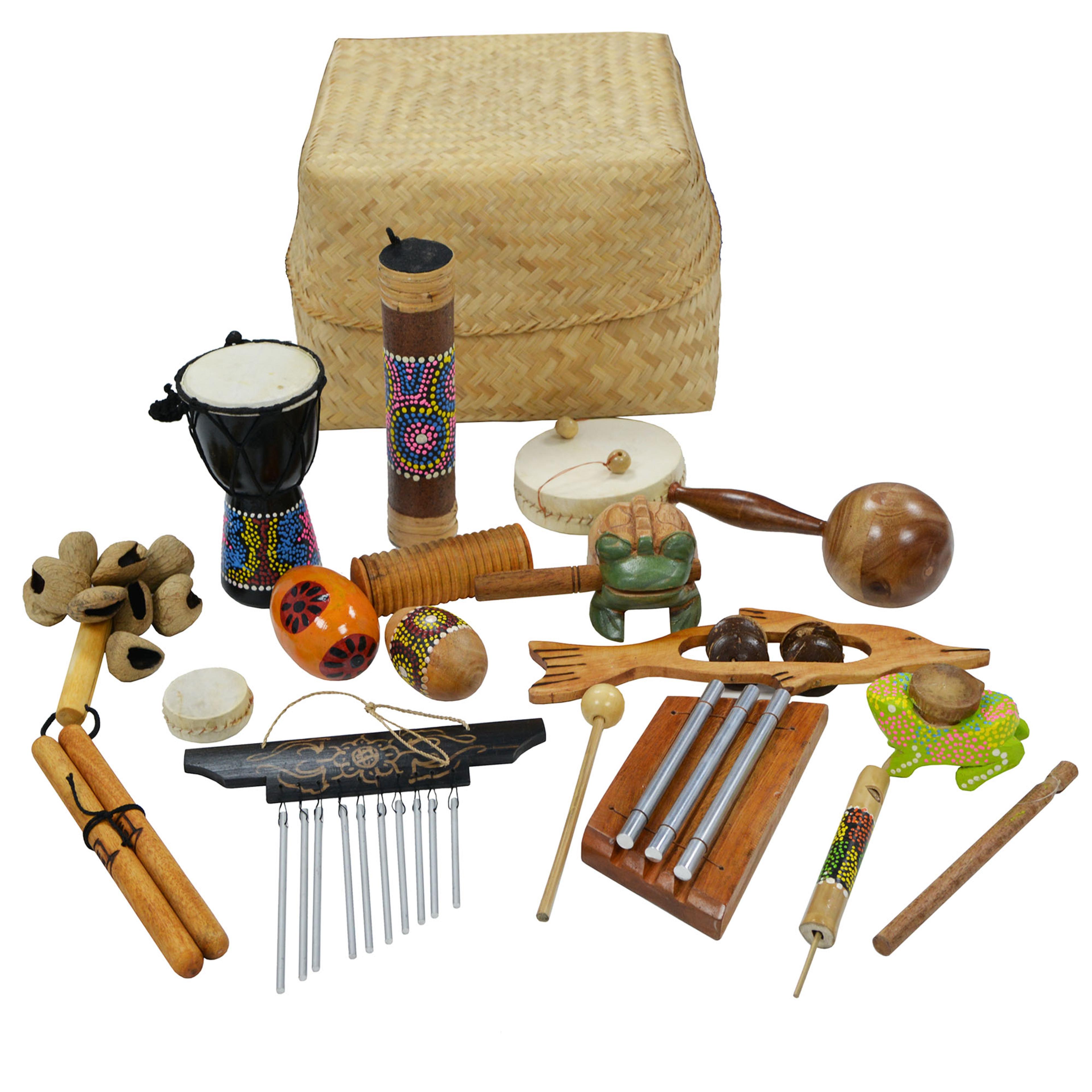 A-STAR 15 Player Multicultural Percussion Sound Basket 
