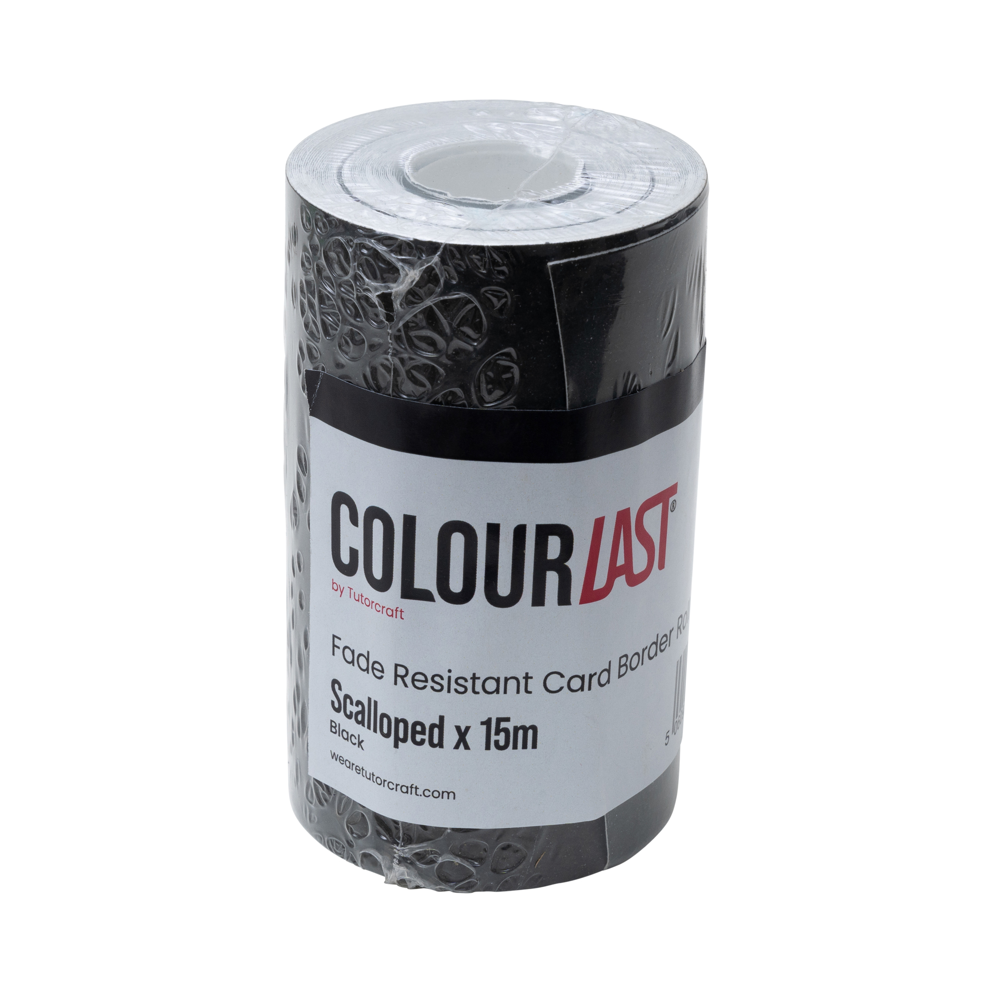 Colourlast Scalloped Border Roll - Black