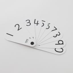 Children Using Number Fans Pupil Number Fans from Hope Education Pack of 10 | HP00060000 | Hope