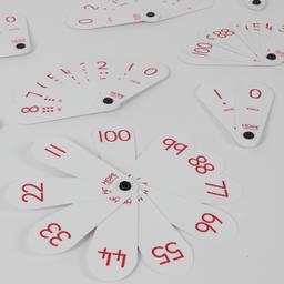 Double Sided Number Fans Pack of 10 from Hope Education