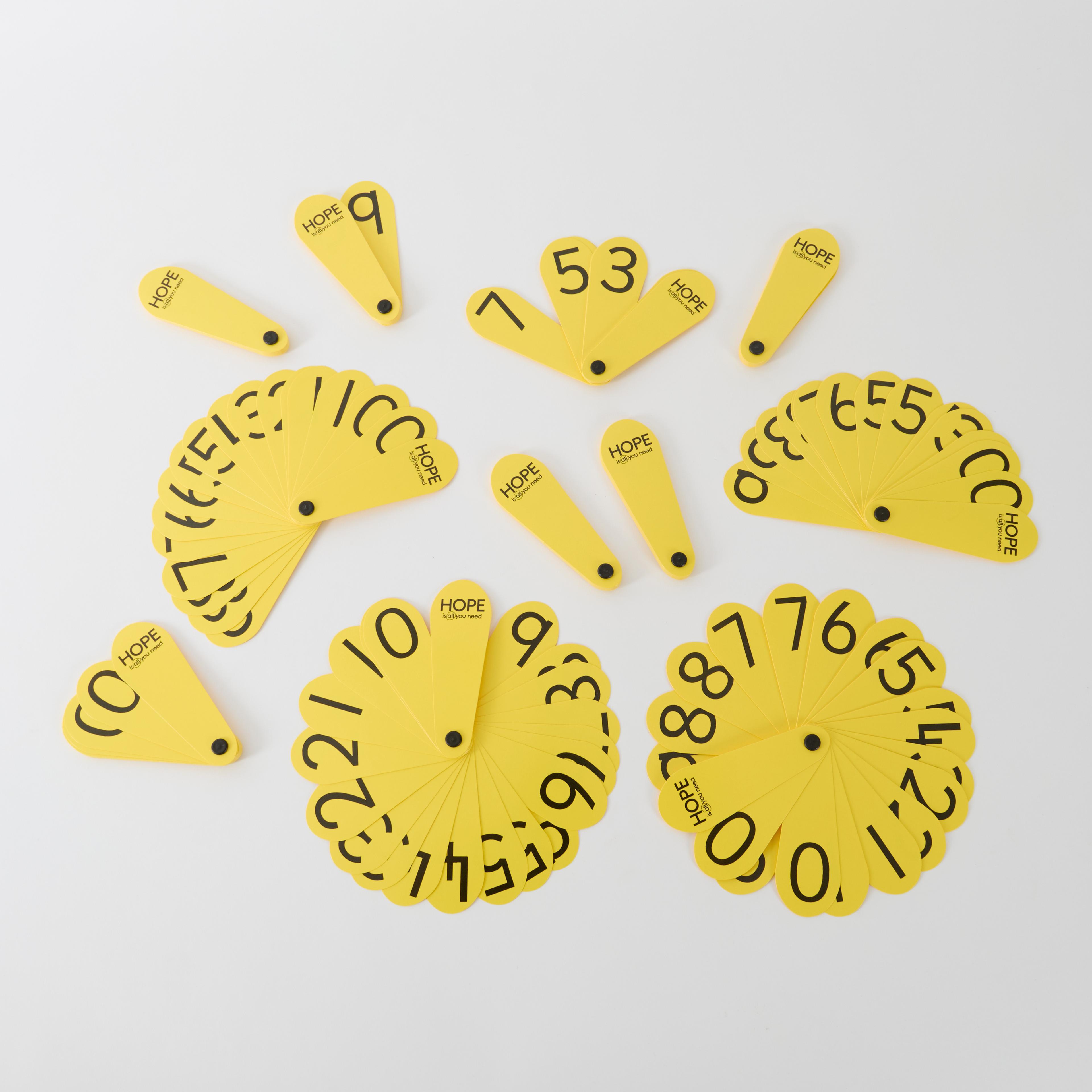 Double Digit Fans Pack of 35 from Hope Education