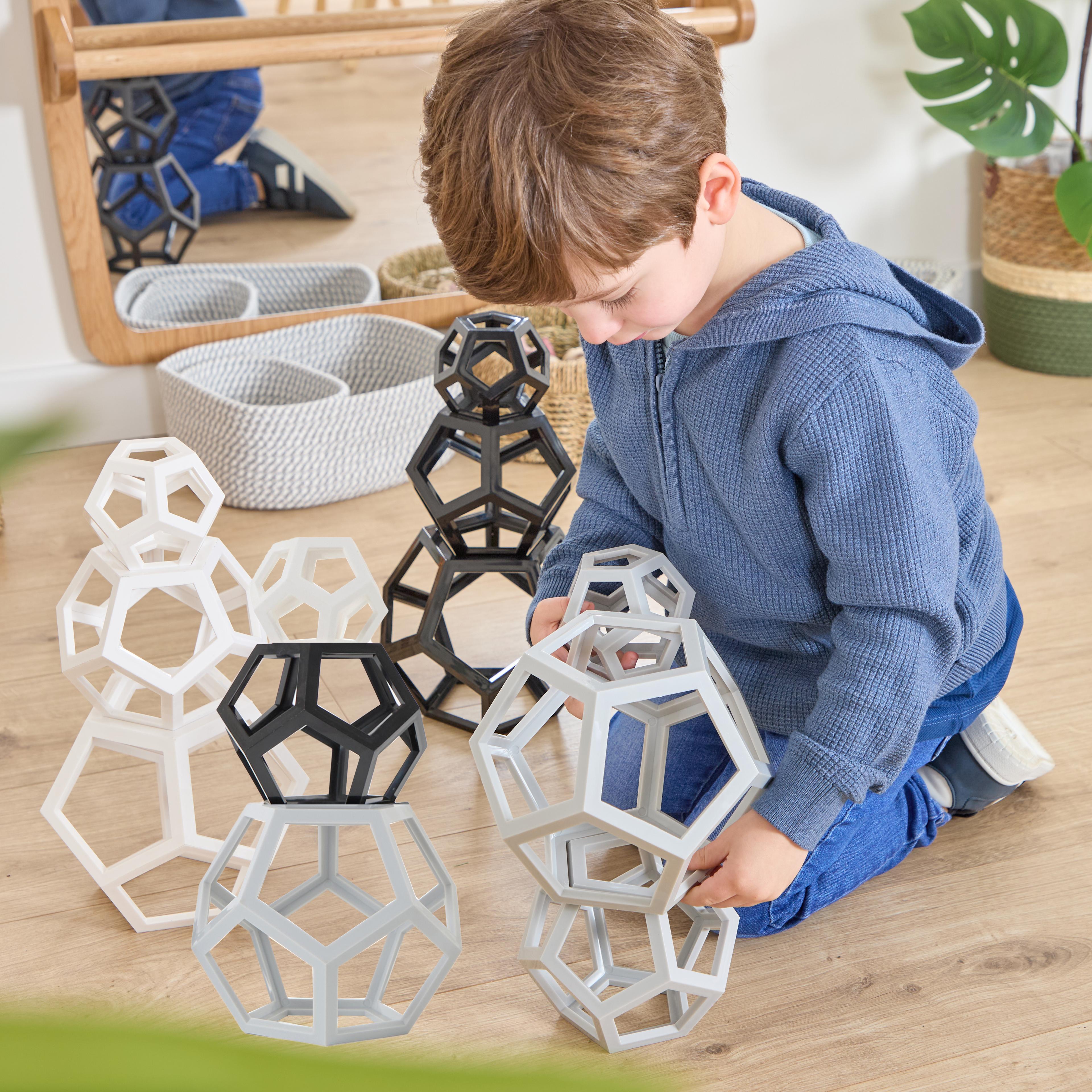 Bio Plastic Open Monochrome Boulders from Hope Education - Pack of 12