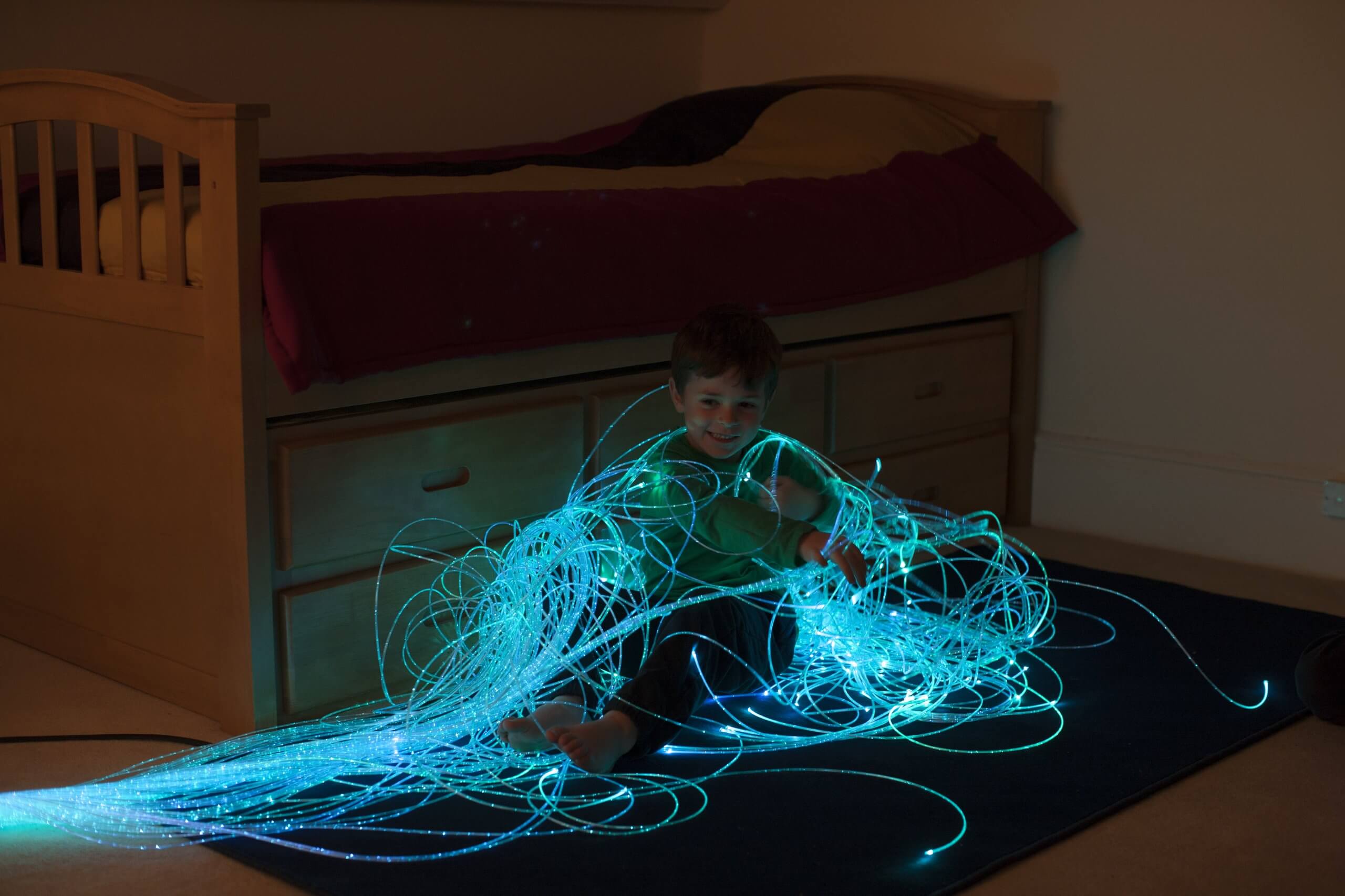 Rhino Sensory Fibre Optic Tails 100 x 2m