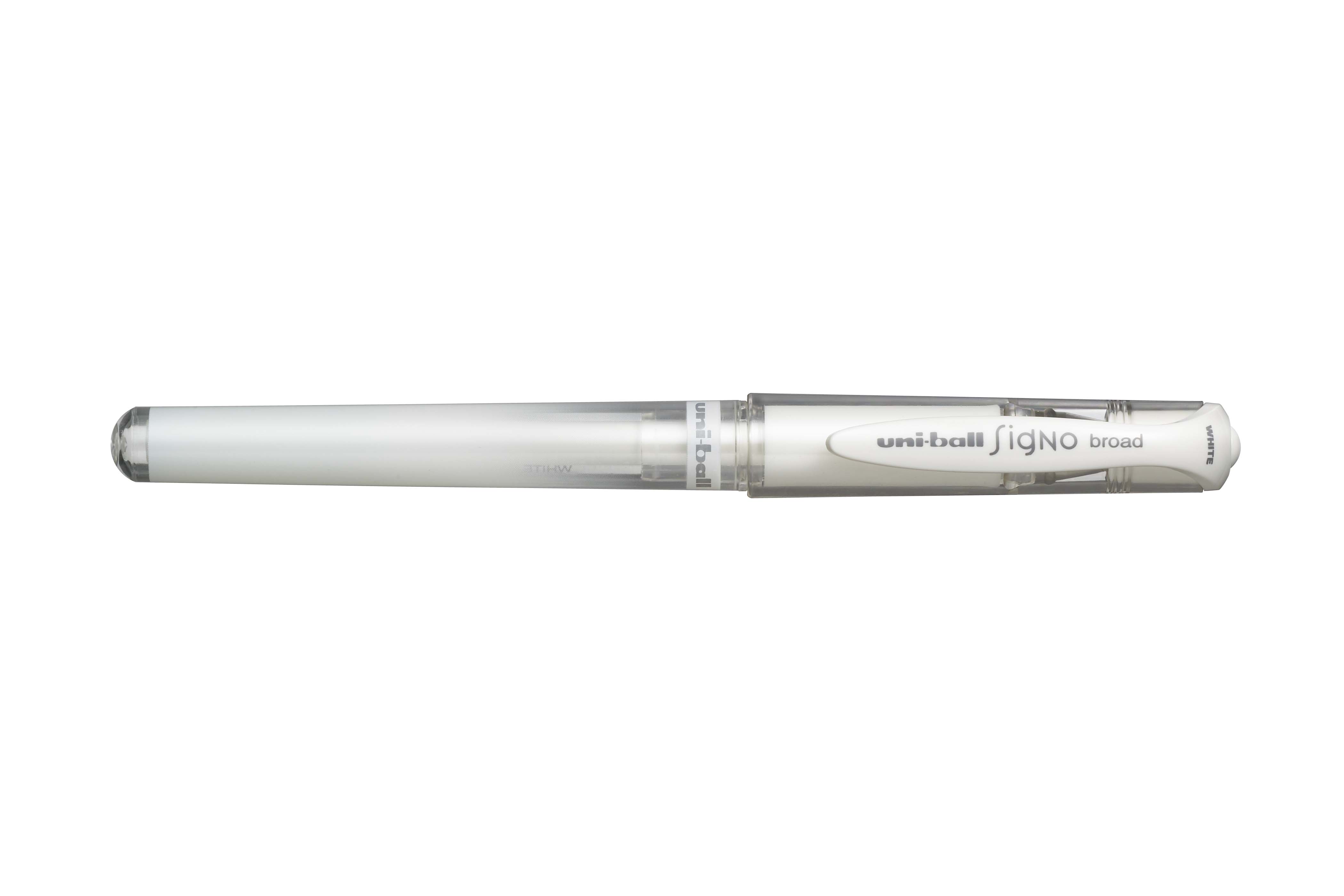 Uniball Signo Broad Gel Pen White Pk 12