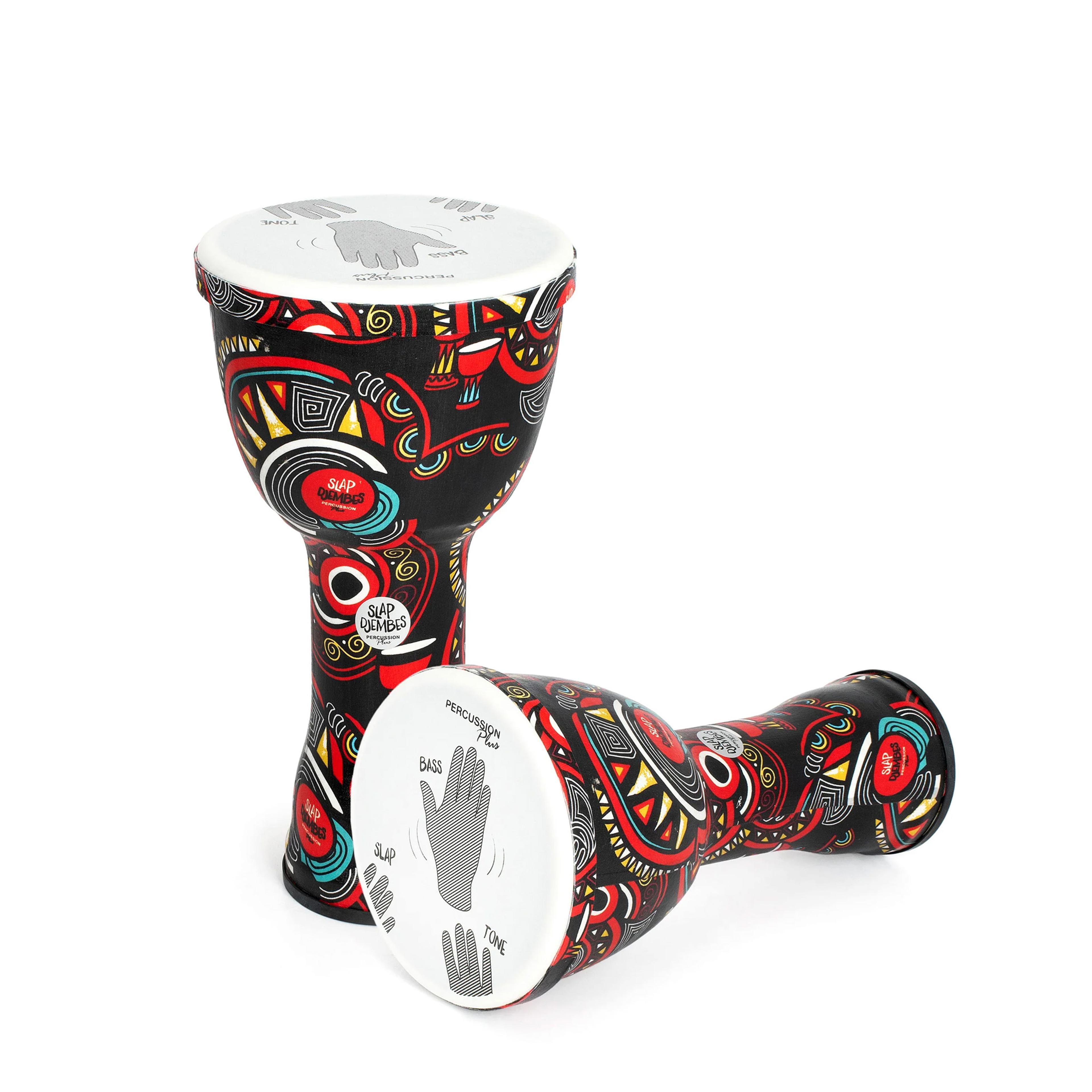 PERCUSSION Plus Slap Djembes - New Carnival Pre-tuned 10inch Head