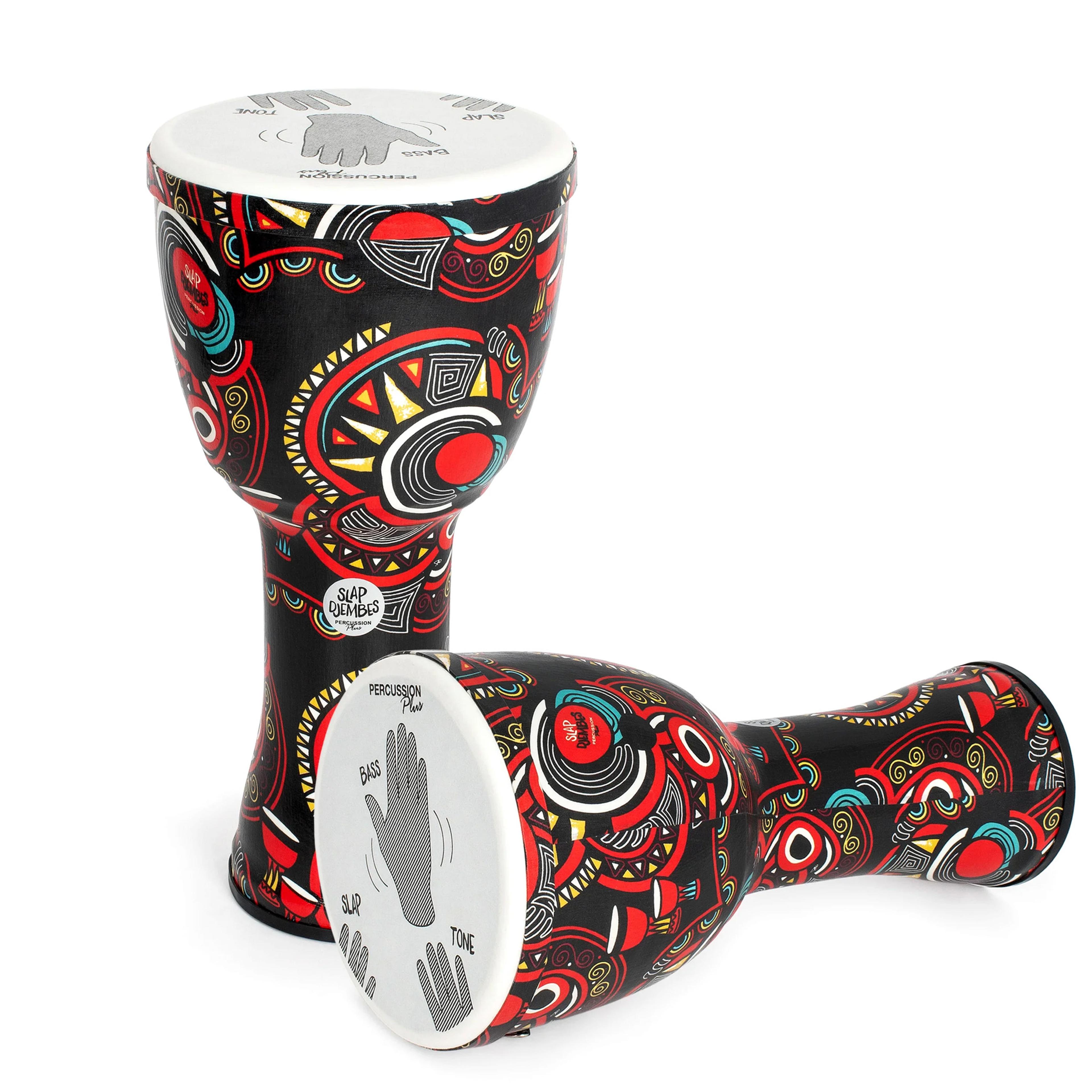 PERCUSSION Plus Slap Djembes - New Carnival Pre-tuned 12inch Head