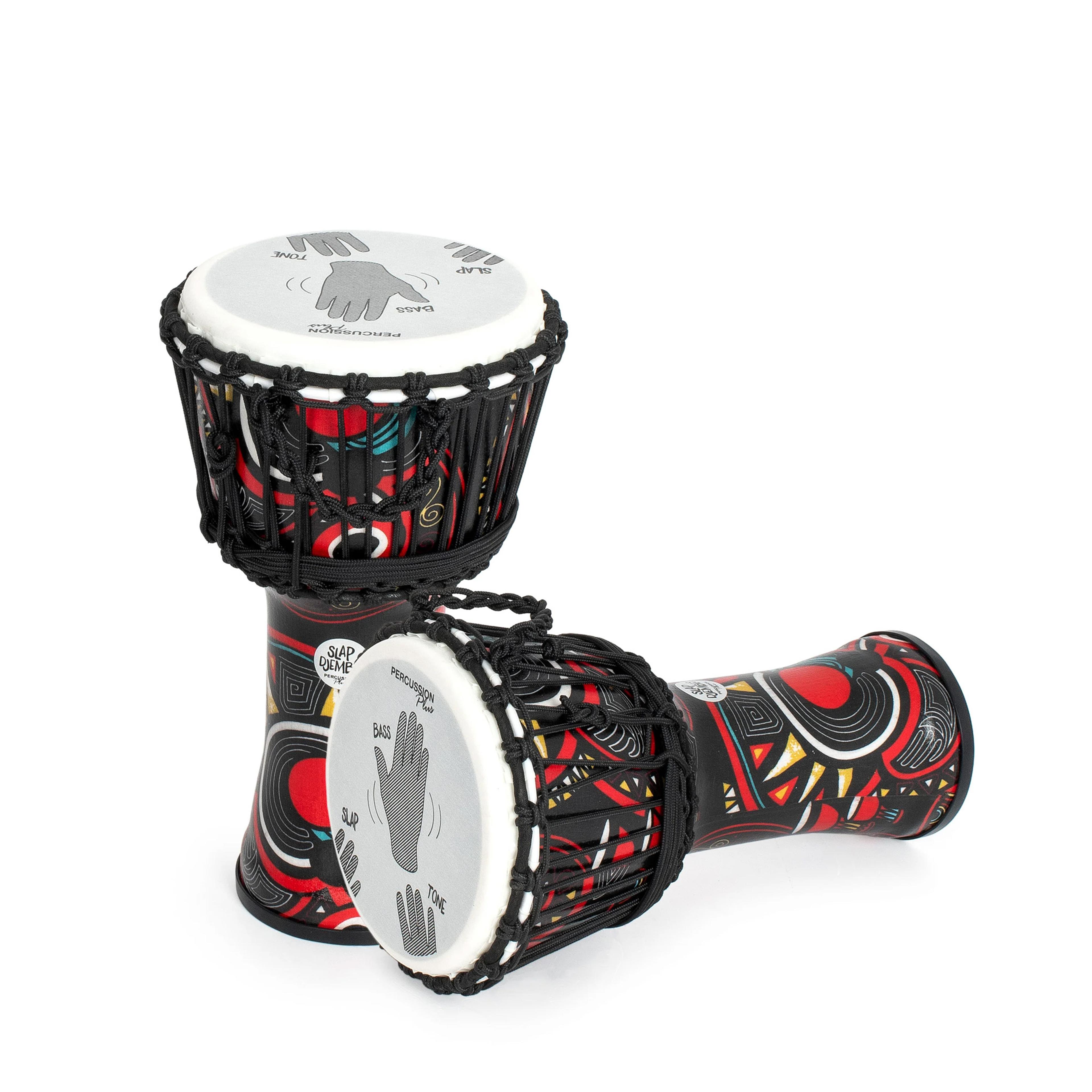PERCUSSION Plus Slap Djembes - New Carnival Rope Tuned 8inch Head