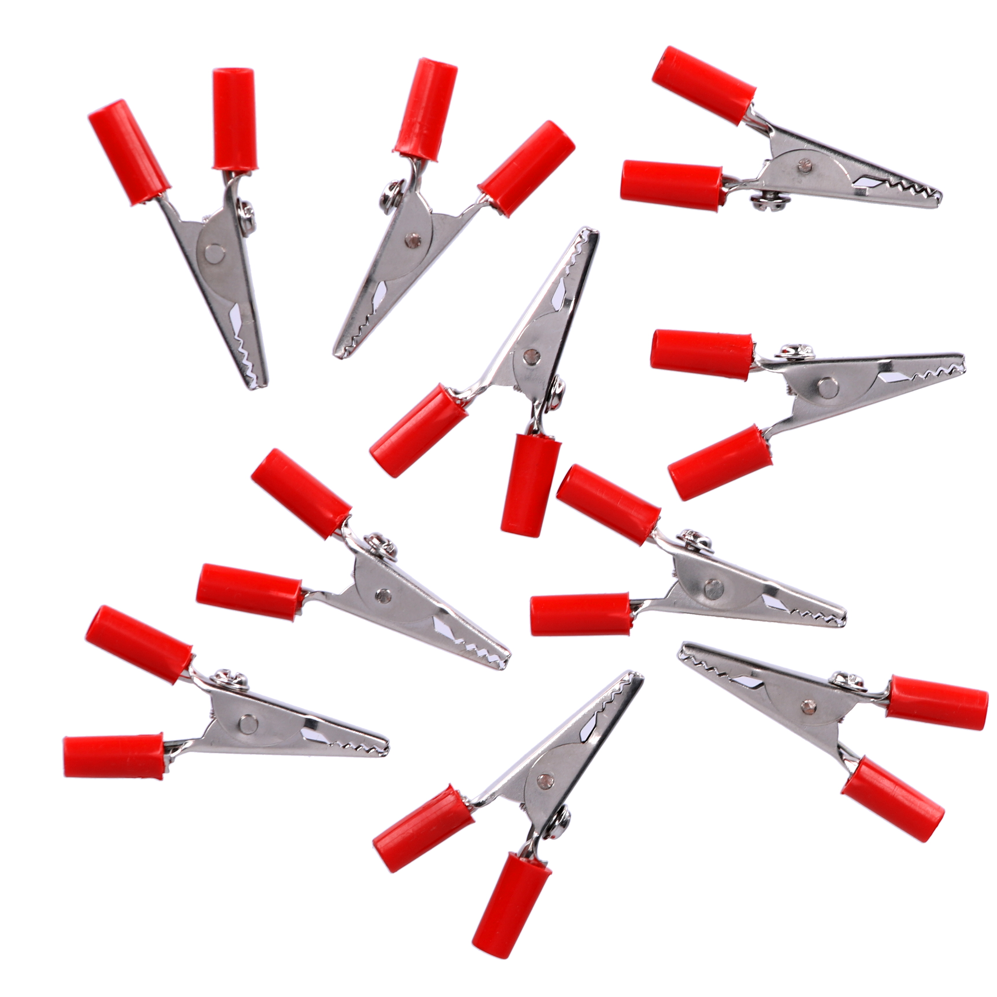 Crocodile Clips wi Plastic Sleeves-PK50