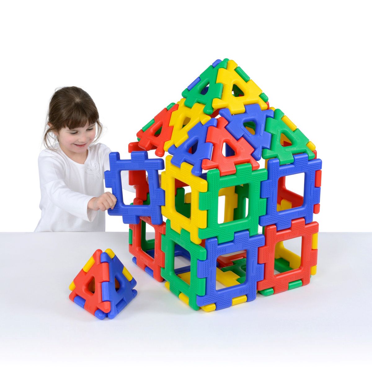 CP00060124 - POLYDRON Giant Polydron - Pack of 40 | Findel Dryad UAE