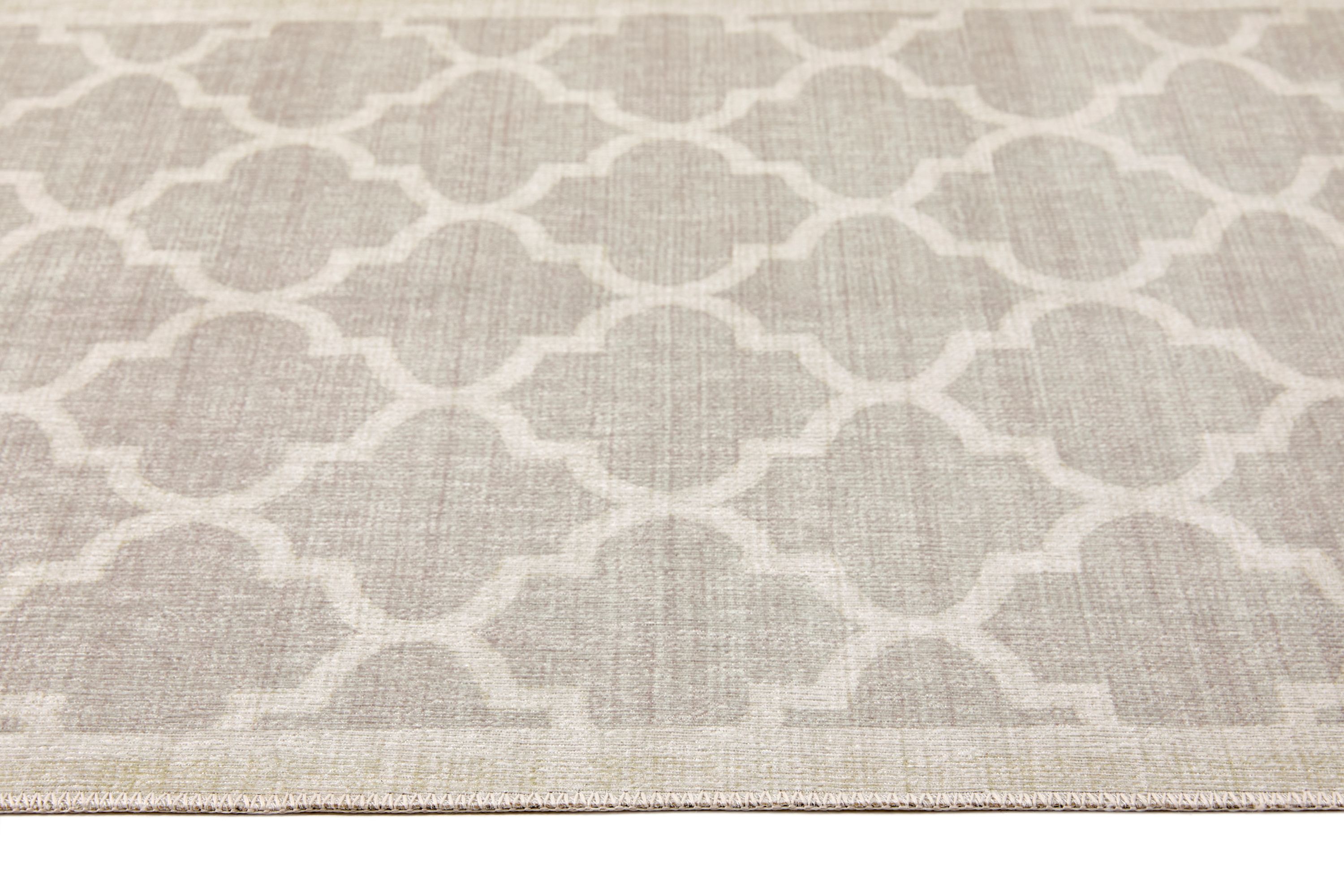Chateau Stain Resistant Washable Rug - Grey