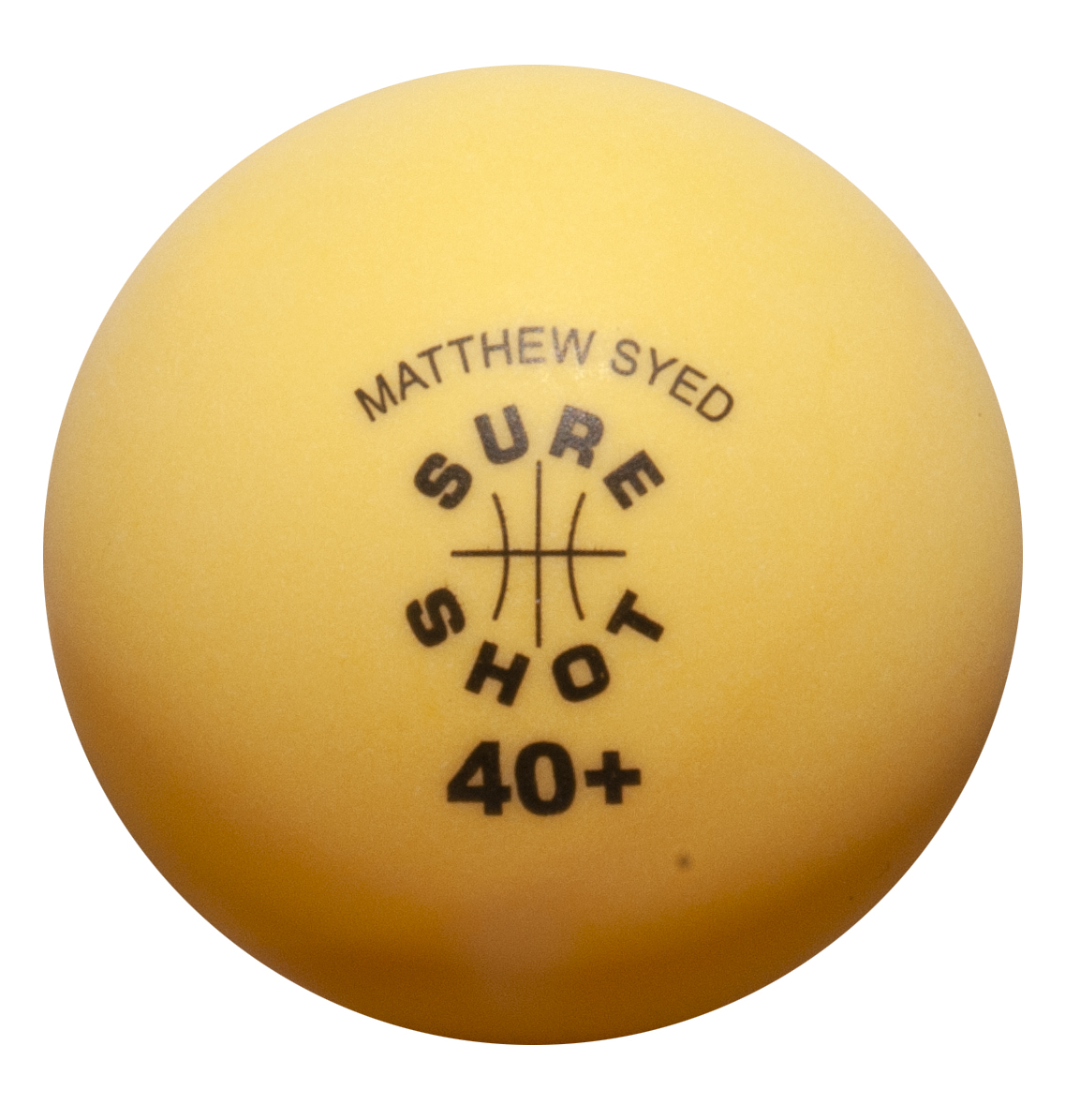 SS Matthew Syed Table Tennis BallYel P72