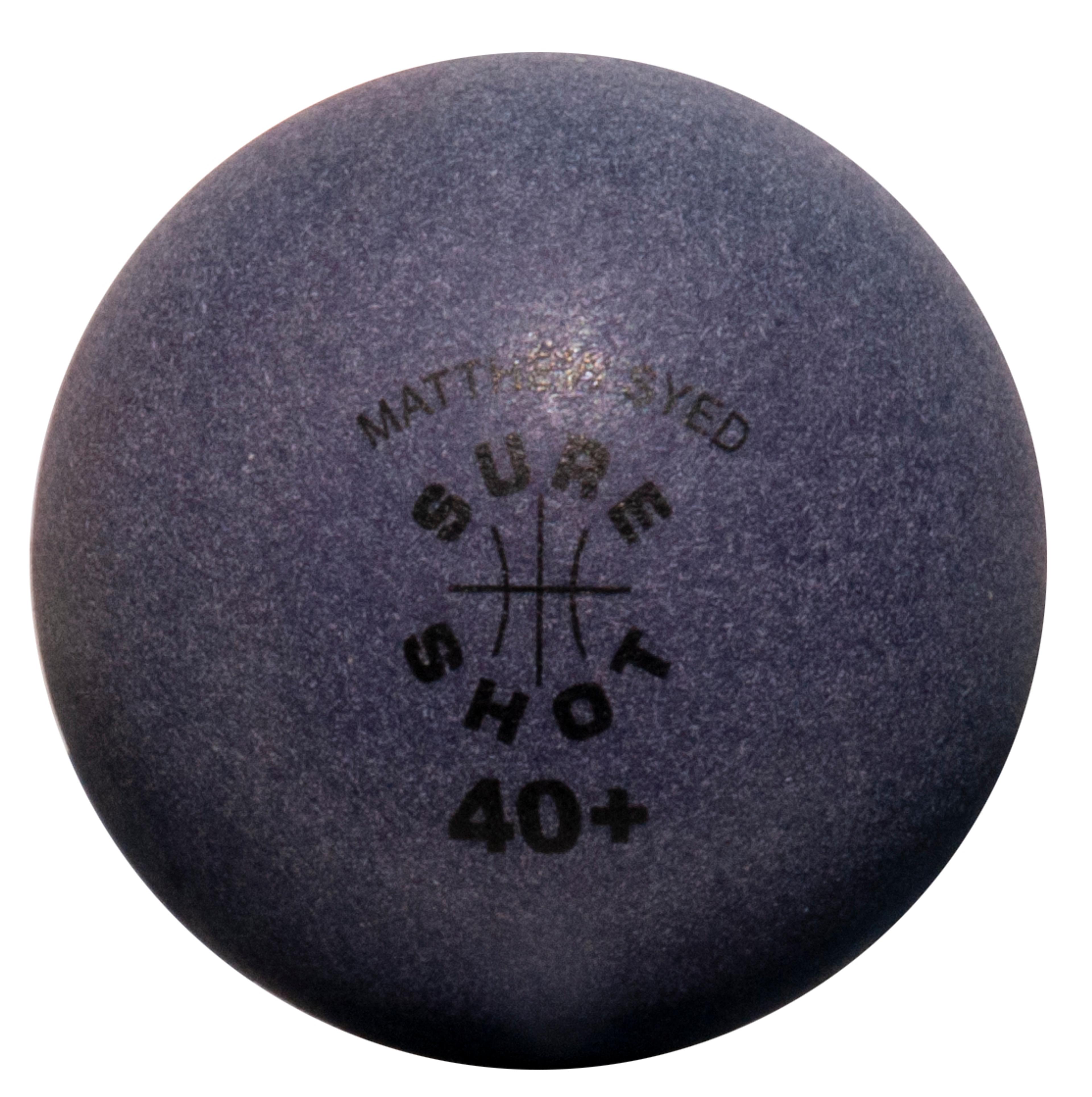 Sure Shot Matthew Syed Table Tennis Balls - Multi - Bag of 72