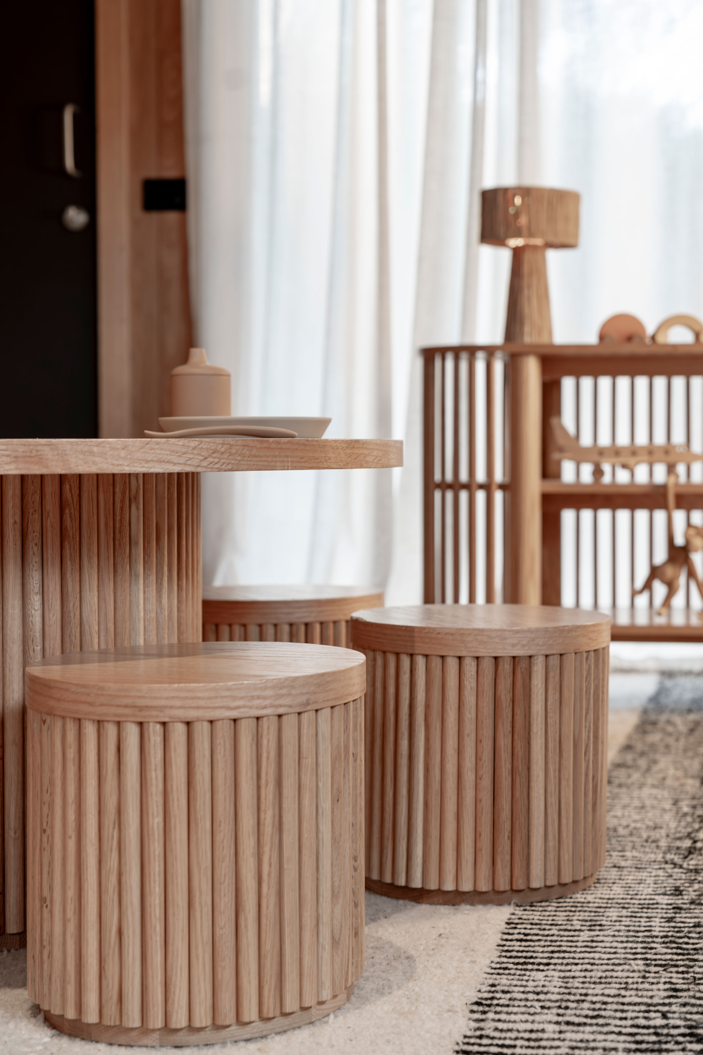 Kids by Design Fluted Stool