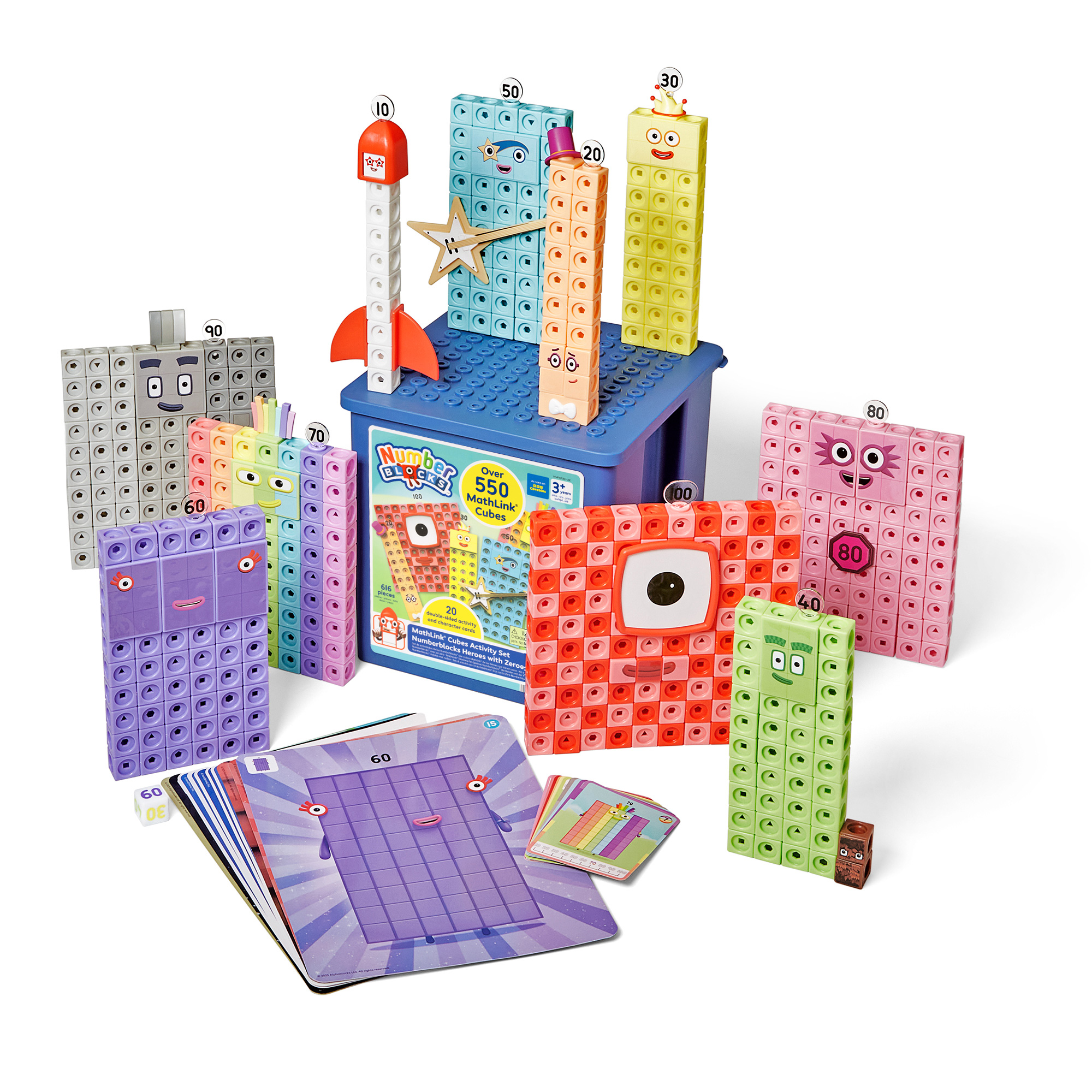 Learning Resources MathLink® Cubes Activity Set Numberblocks