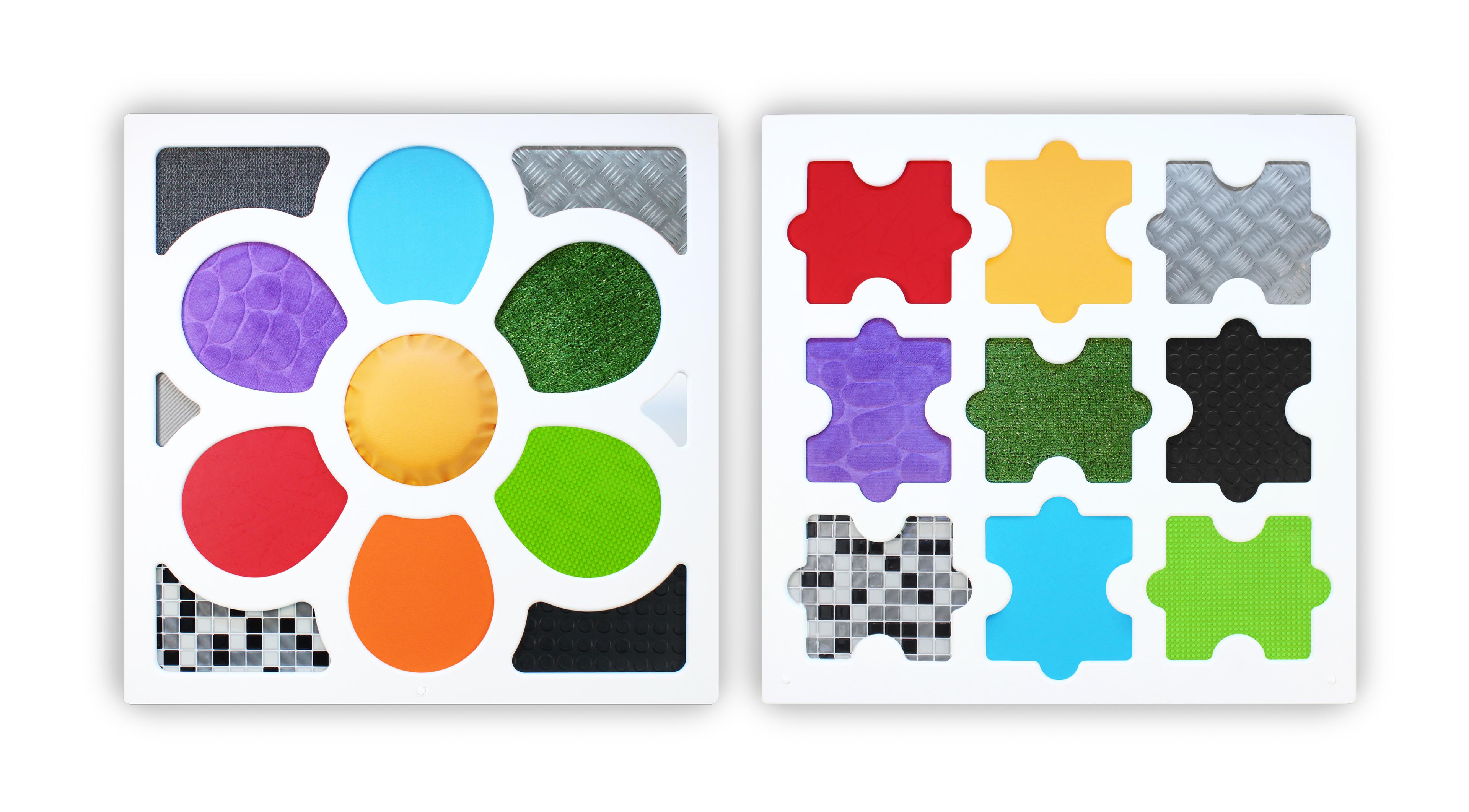 Jigsaw & Flower Tactile Panels