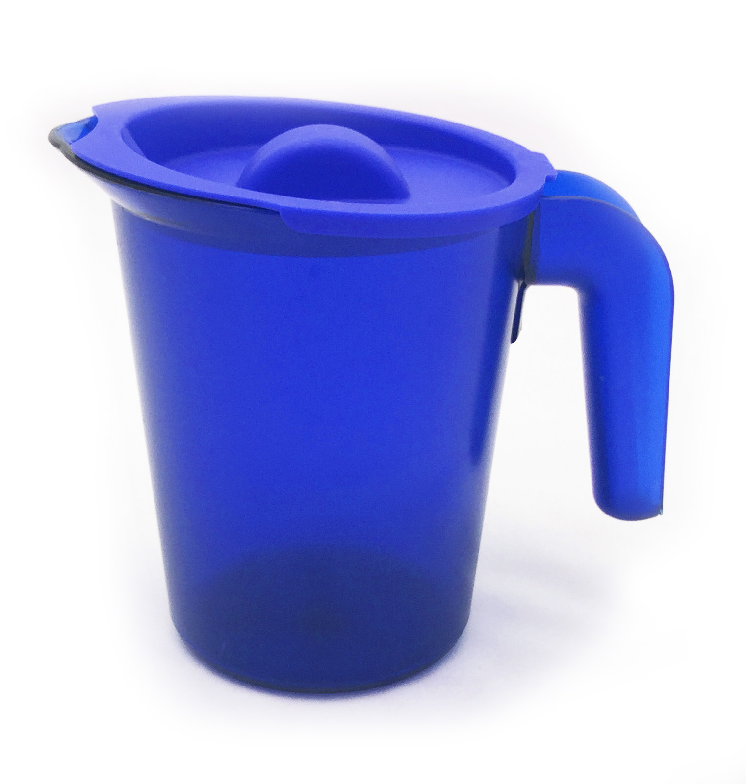 500ml Blue Frosted Jug with Blue Lid
