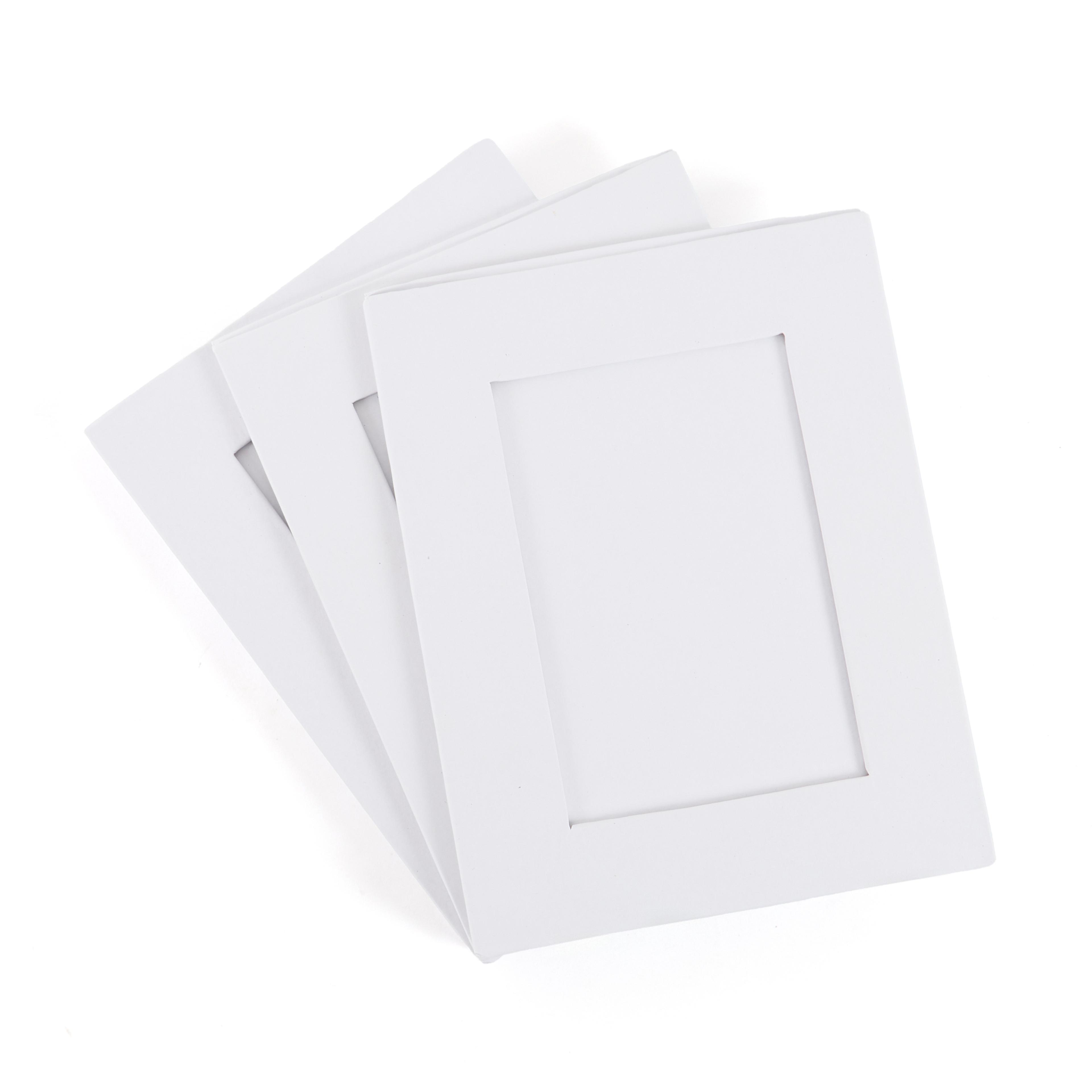 Rectangular Papier-Mache Photo Frames - Pack of 5