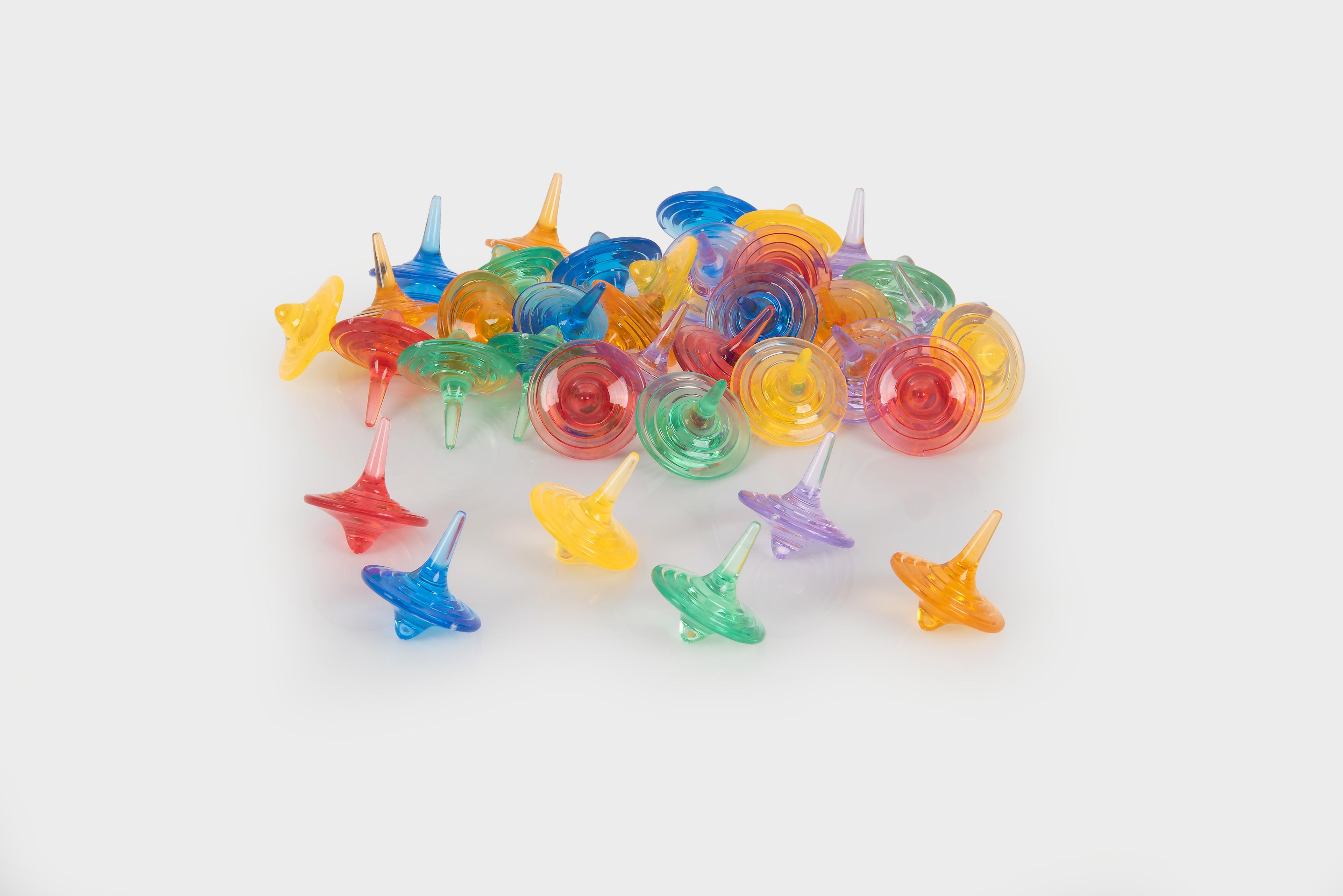 tickit Translucent Coloured Spinners