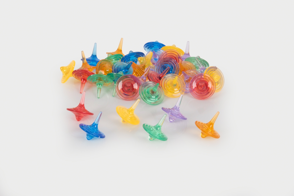 tickit Translucent Coloured Spinners | CP00060354 | Findel International