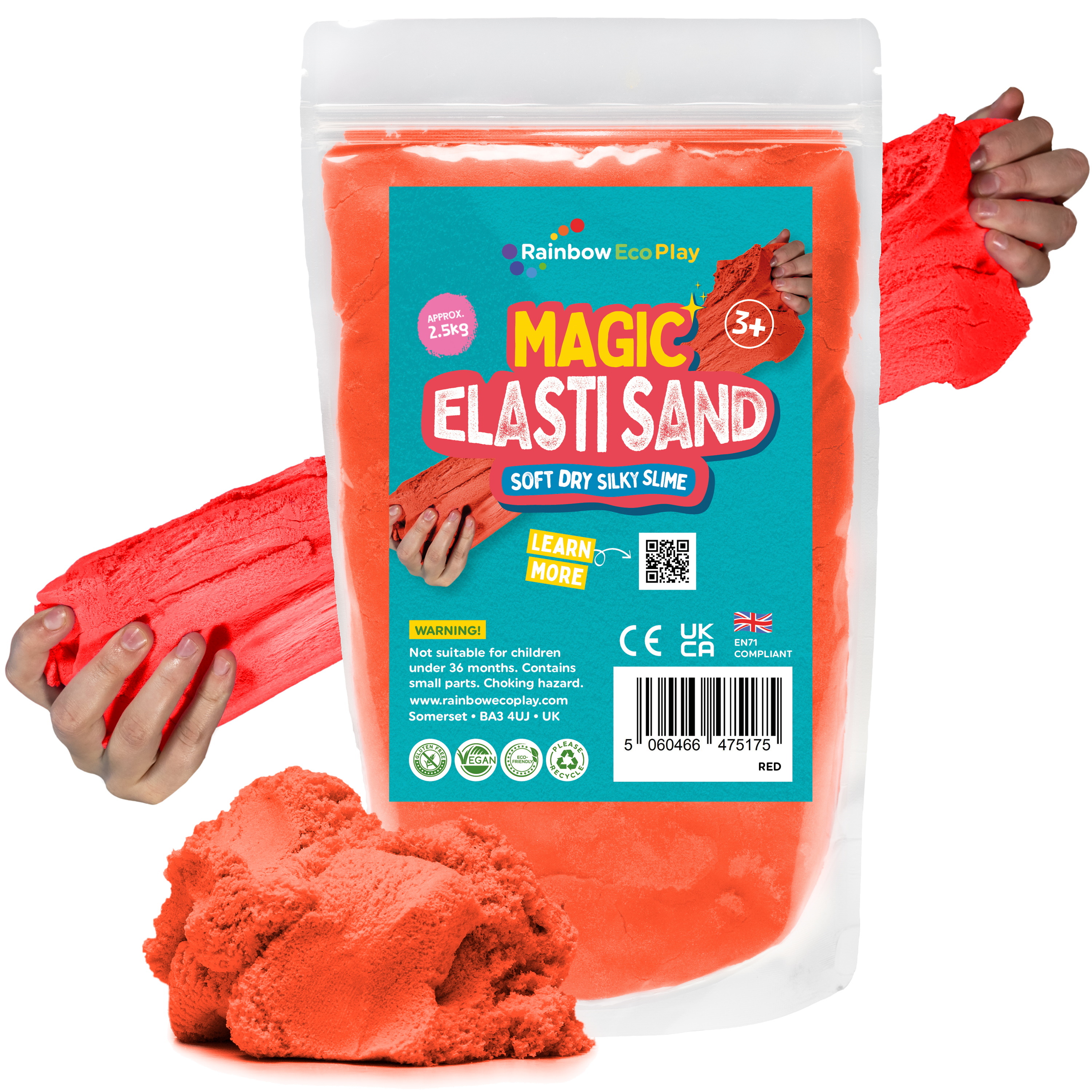 Magic Elasti Sand - Red 2.5KG