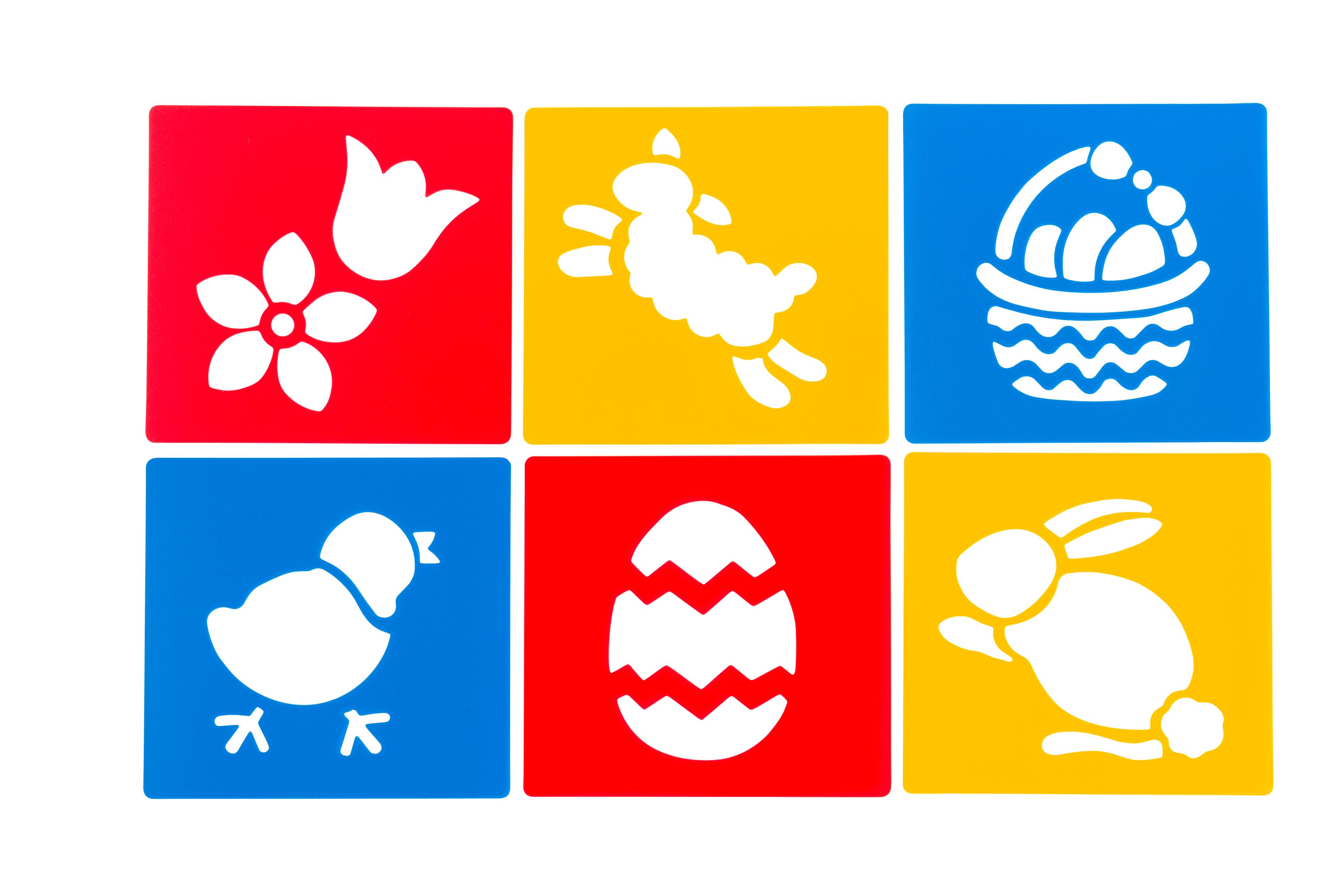 Easter Stencils - Pack of 6