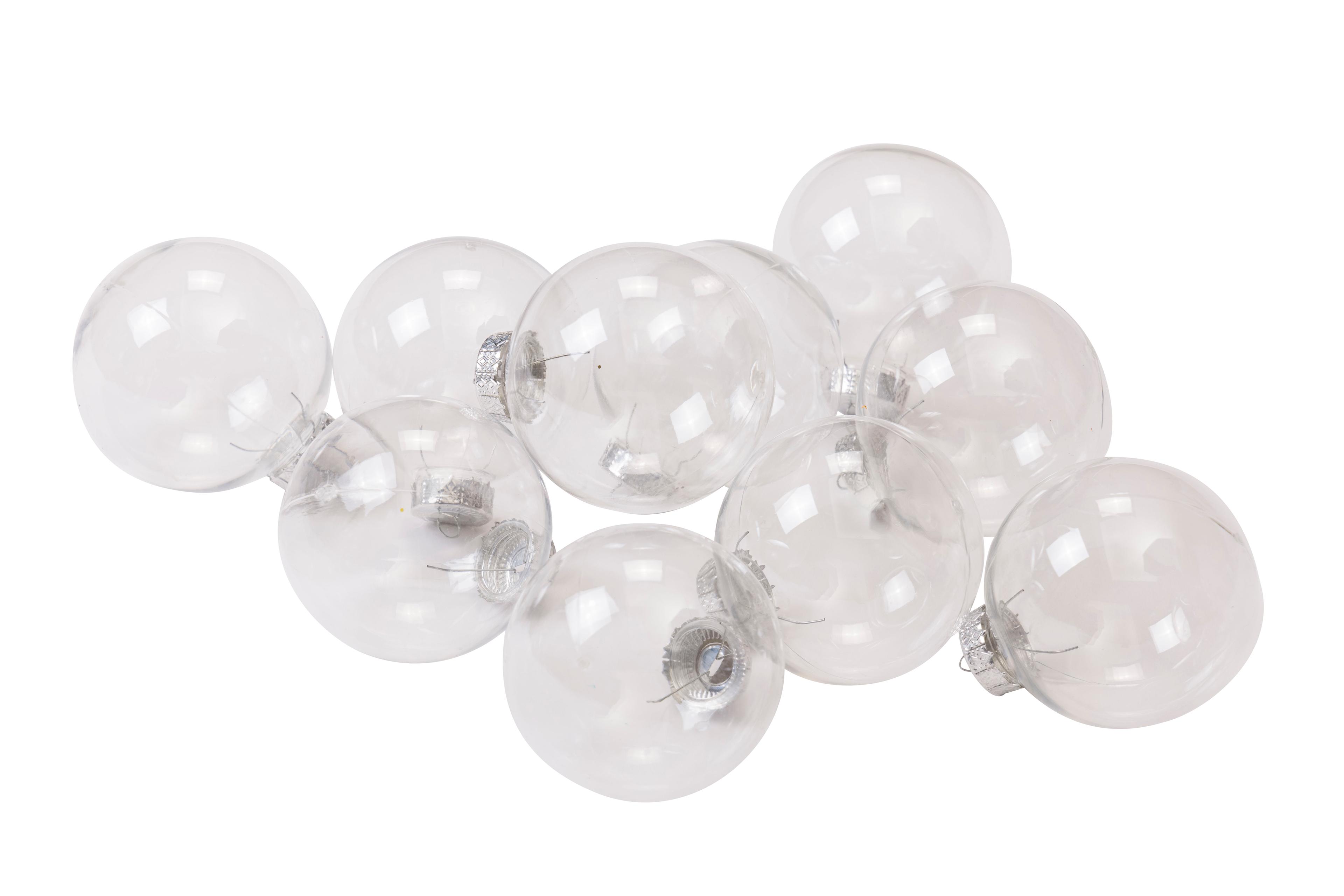 Acrylic Baubles - Pack of 10