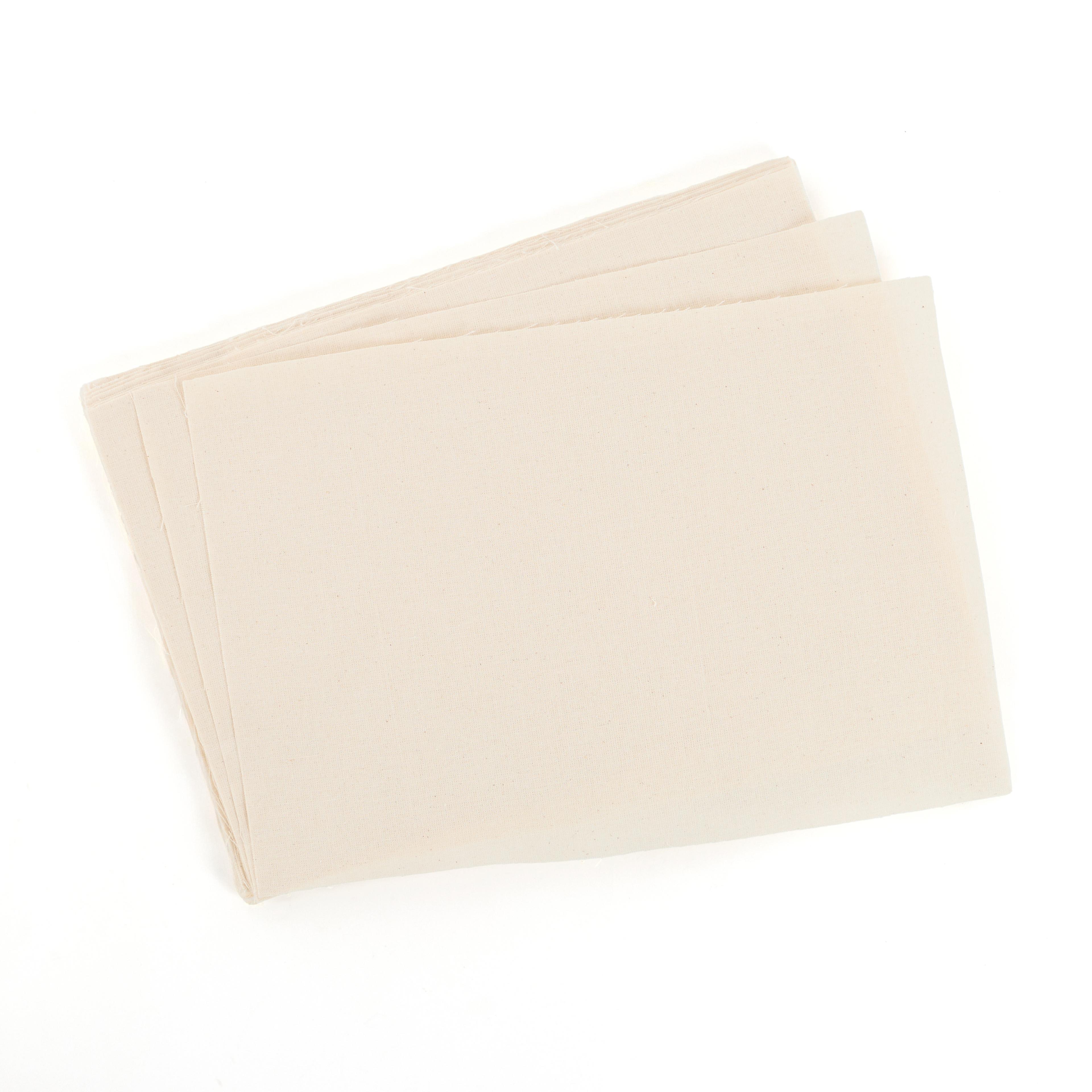 Calico Pieces - Unbleached - A4 - Pack of 30
