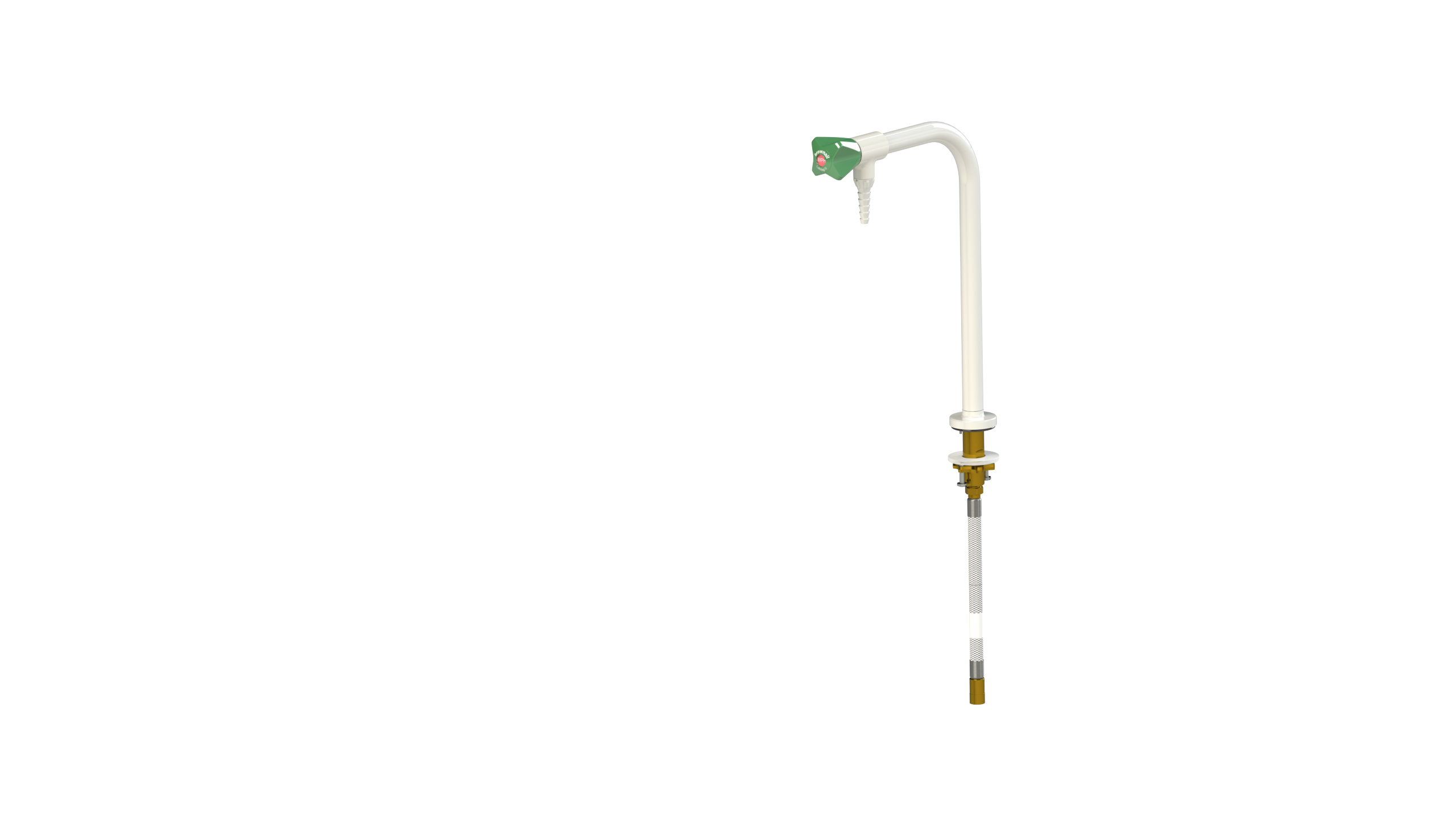 brownall labtap Pillar Angle Tap - Hot