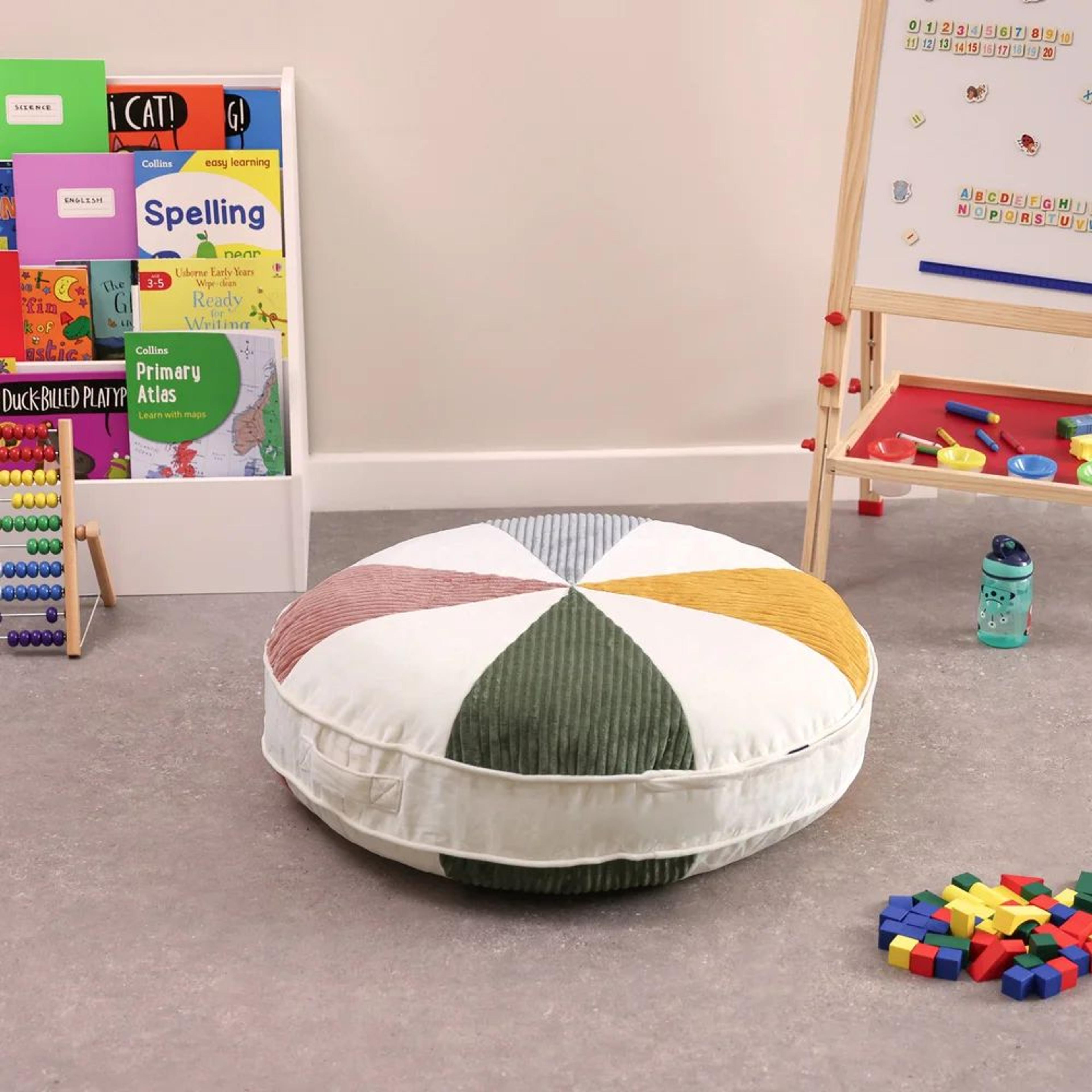 Sensory Floor Cushion - Multi-colour