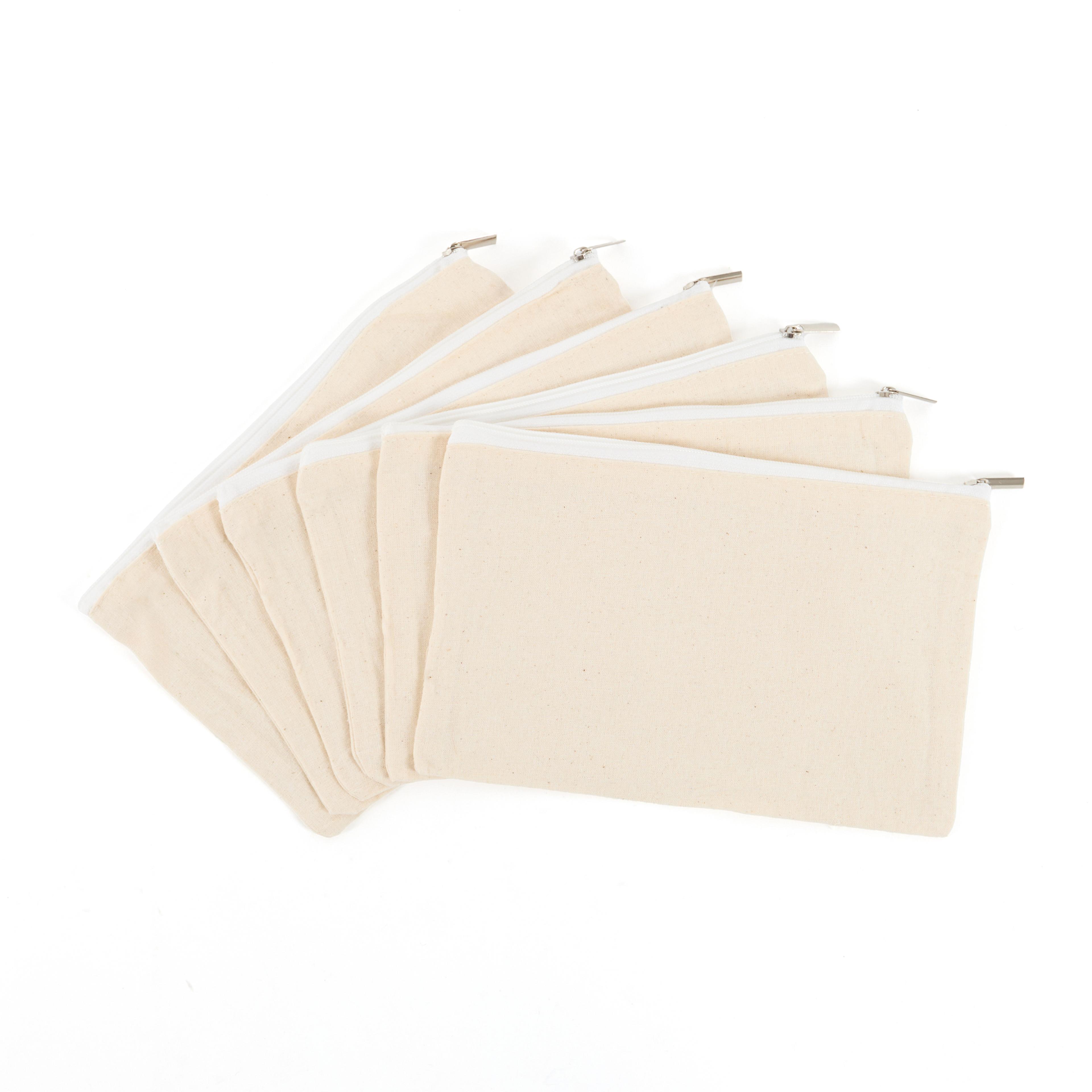 Calico Cotton Pencil Cases - Pack of 6