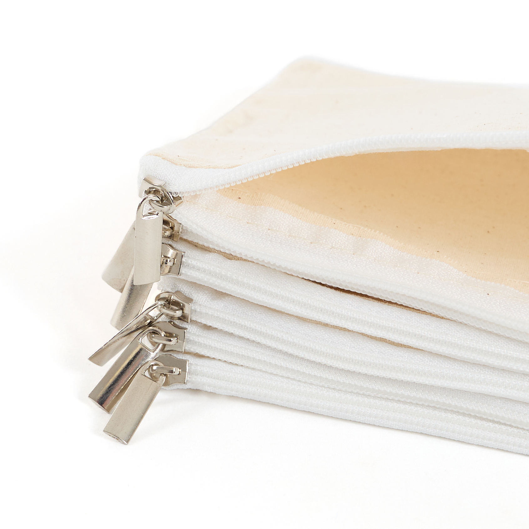 Calico Cotton Pencil Cases - Pack of 6