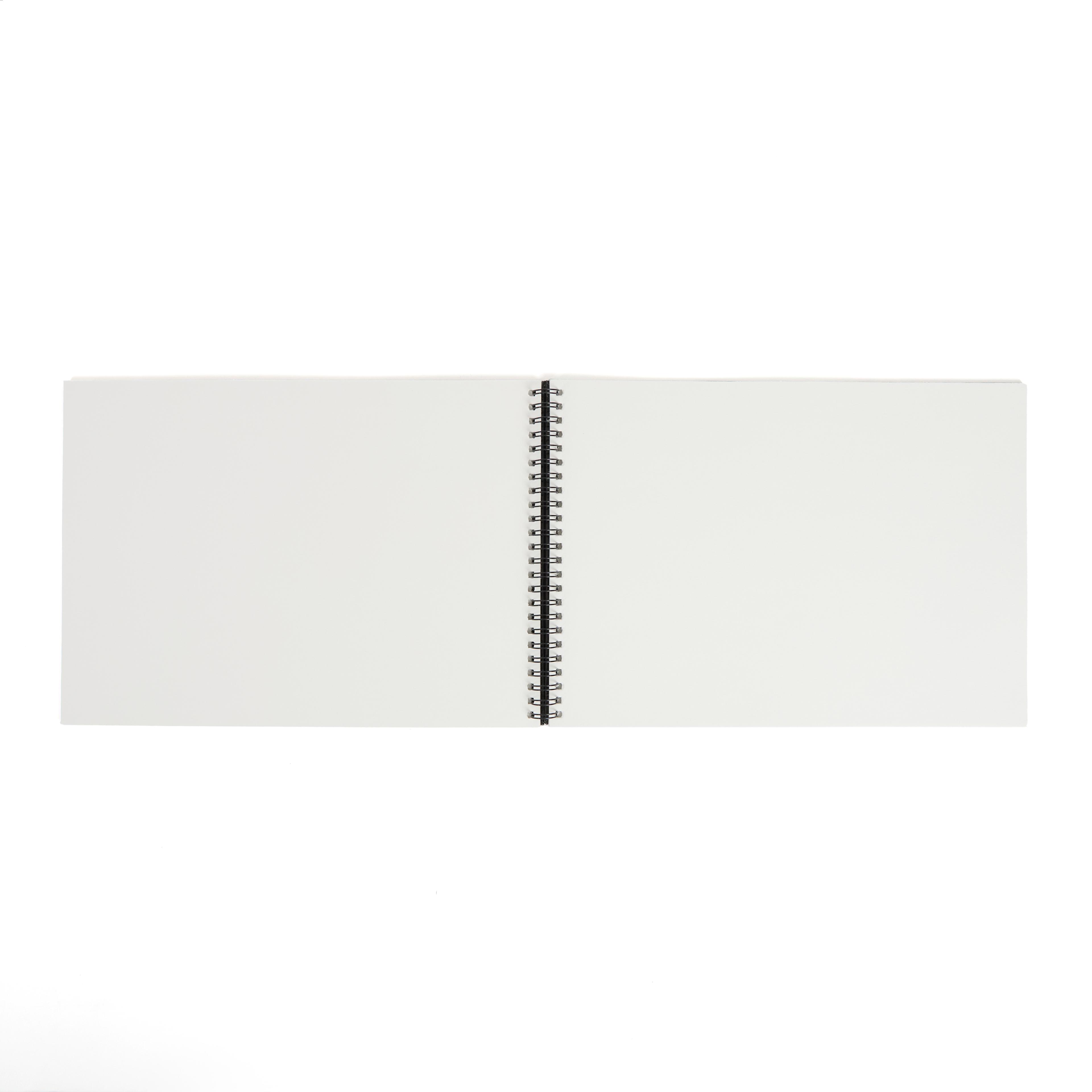 Classmates Black Sketchbook 150gsm - A4 Spiral - Landscape - Pack of 10