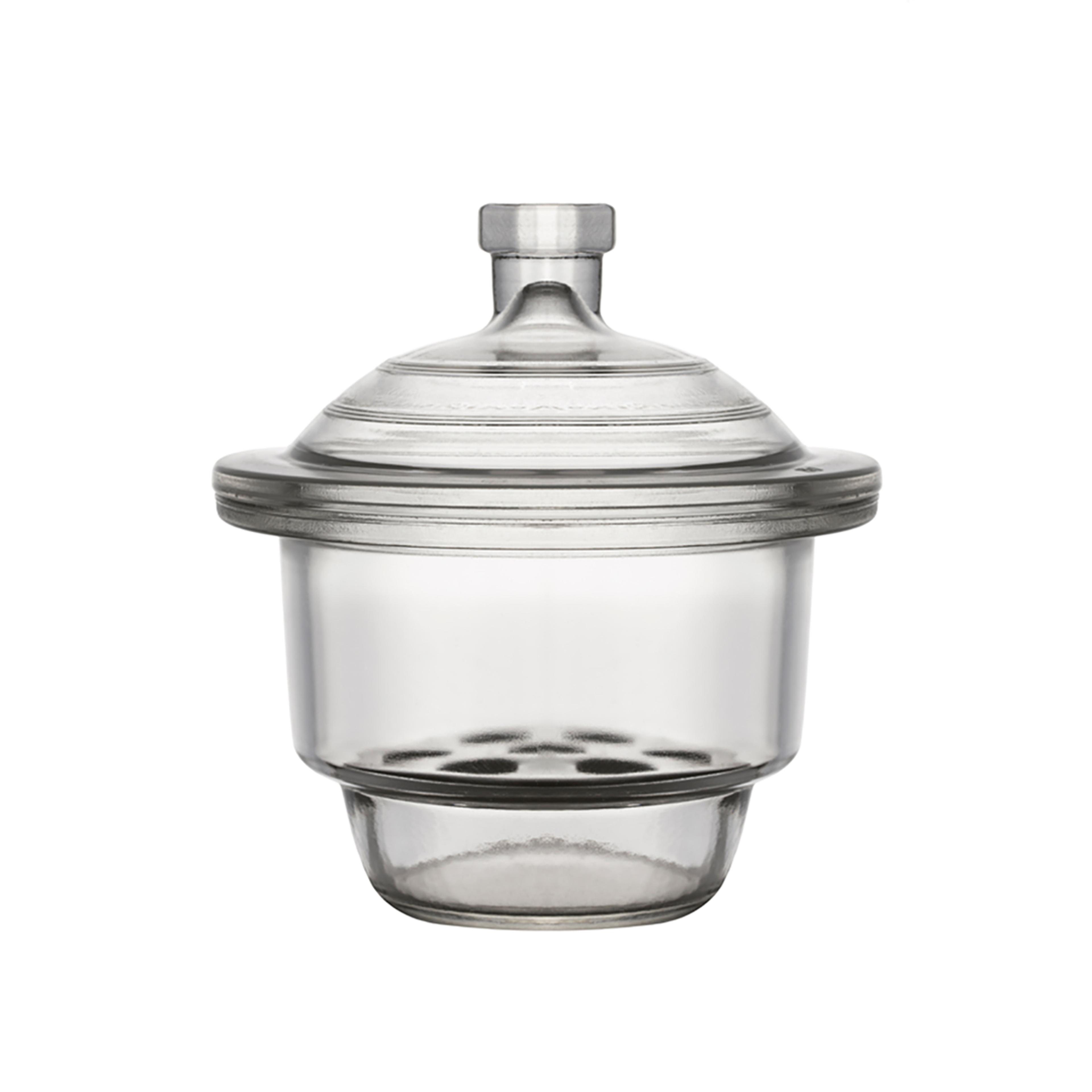 Academy Glass Desiccator with Porcelain Disc - Disc Diameter 130mm