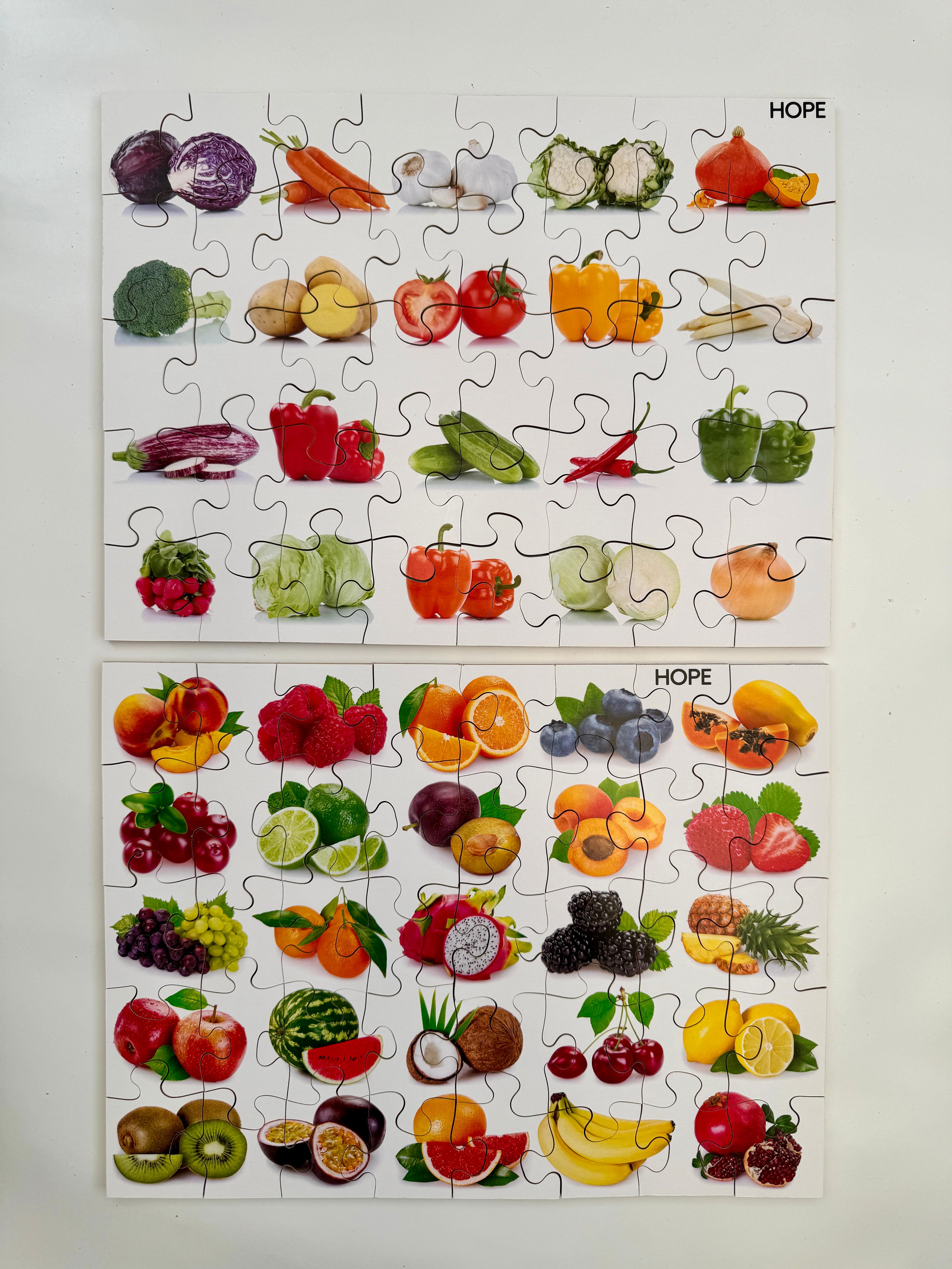 Healthy Eating 40 Piece Midi Floor Puzzle from Hope Education – Fruit & Vegetables