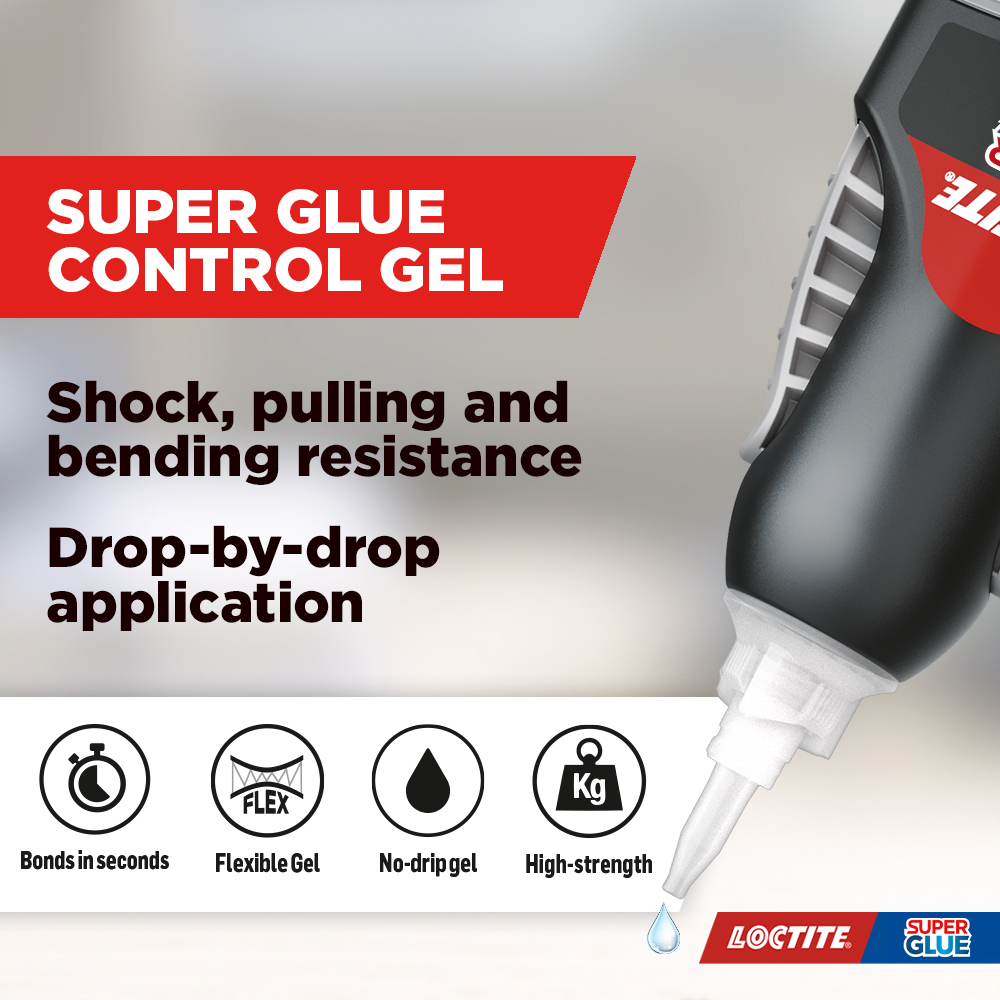 LOCTITE Strong Super Glue Power Gel Control - 4g