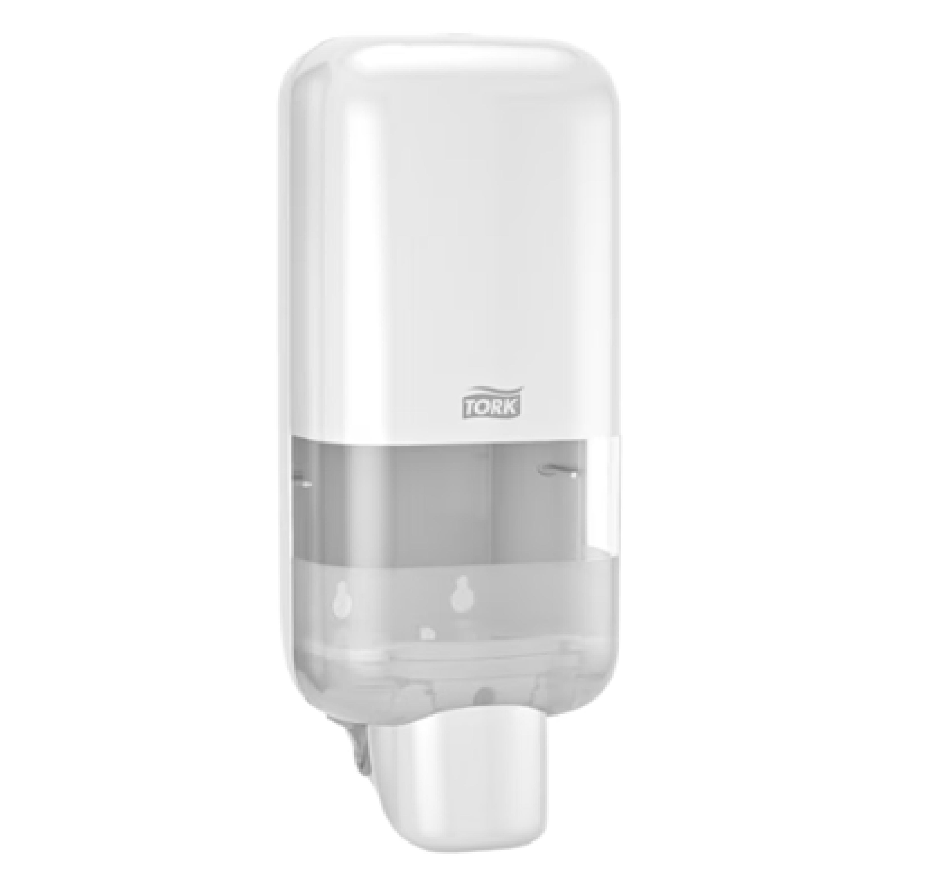 Tork Soap and Sanitiser Dispenser White