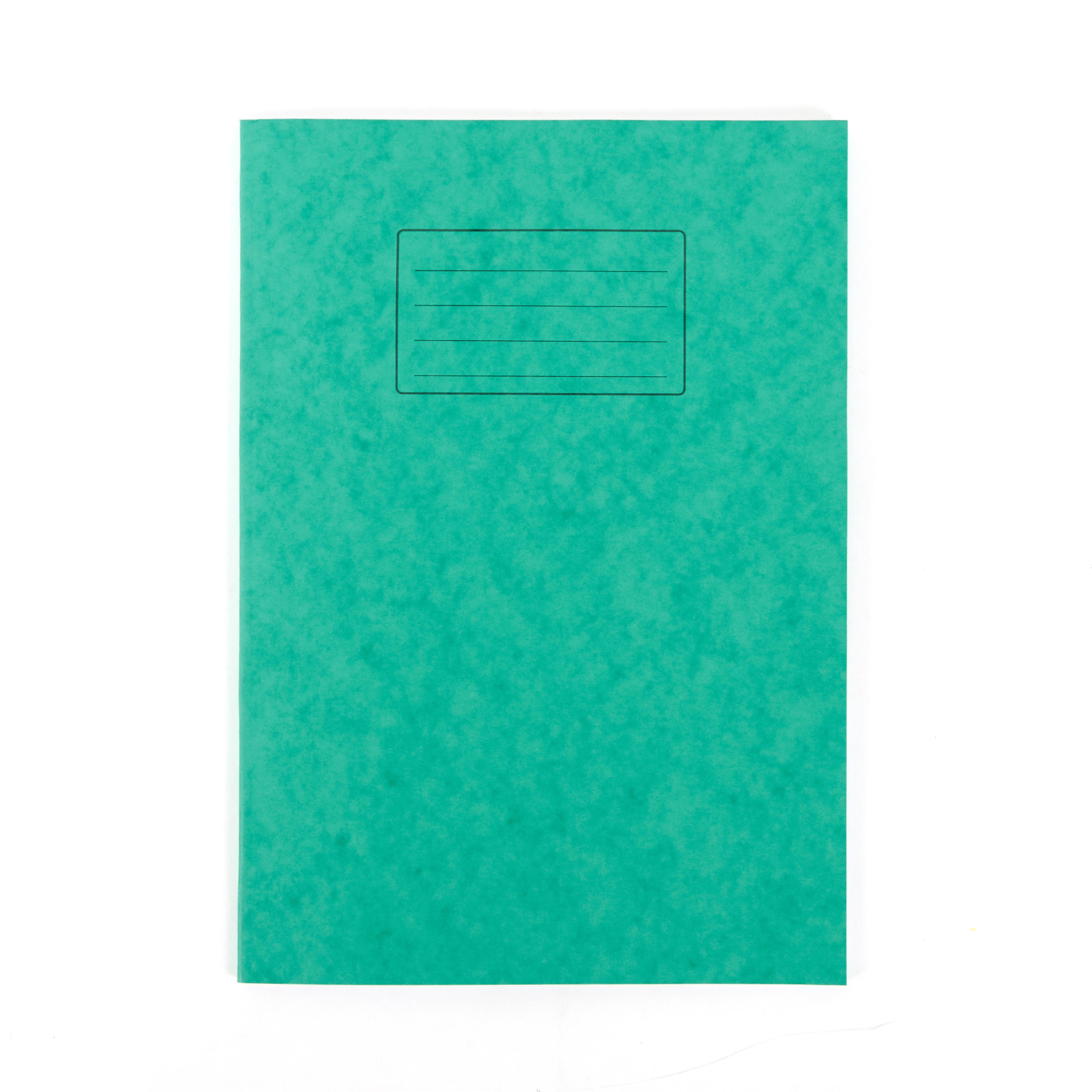 Classmates Handwriting Book, A4, 8mm with dotted spacing - 80pg - Green - Pack of 50