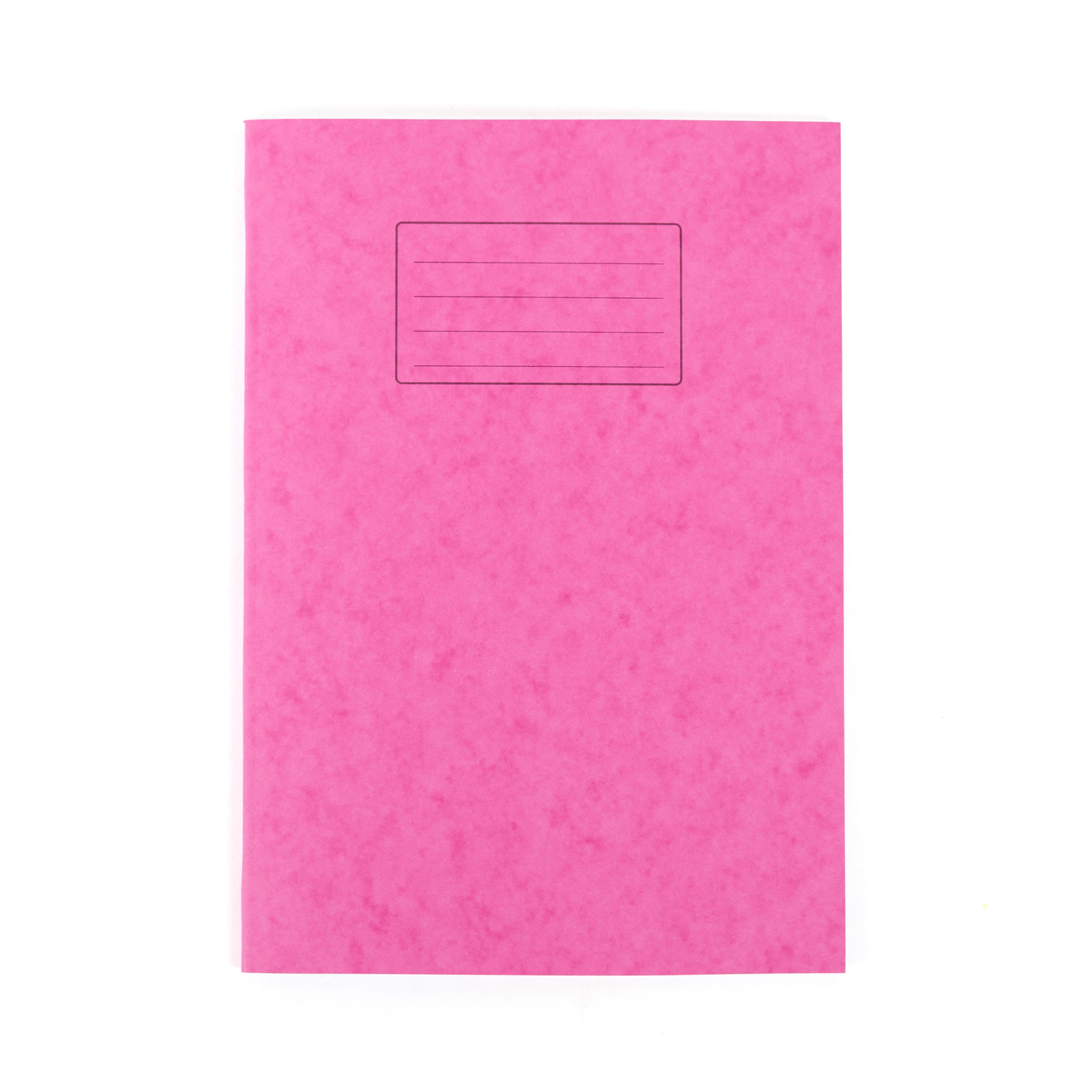 Classmates Handwriting Book, A4, 8mm with dotted spacing - 80pg - Pink - Pack of 50