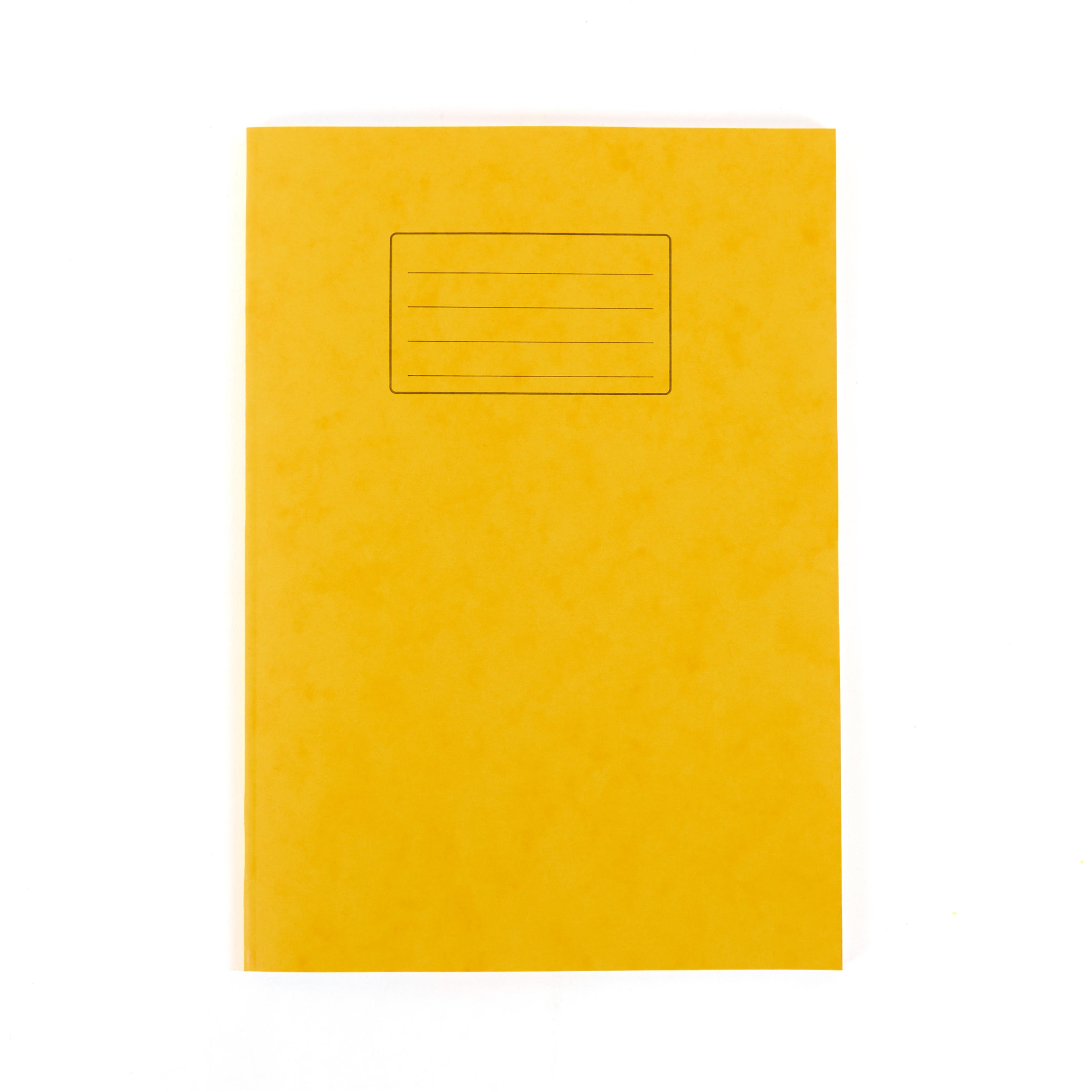 Classmates Handwriting Book, A4, 8mm with dotted spacing - 80pg - Yellow - Pack of 50