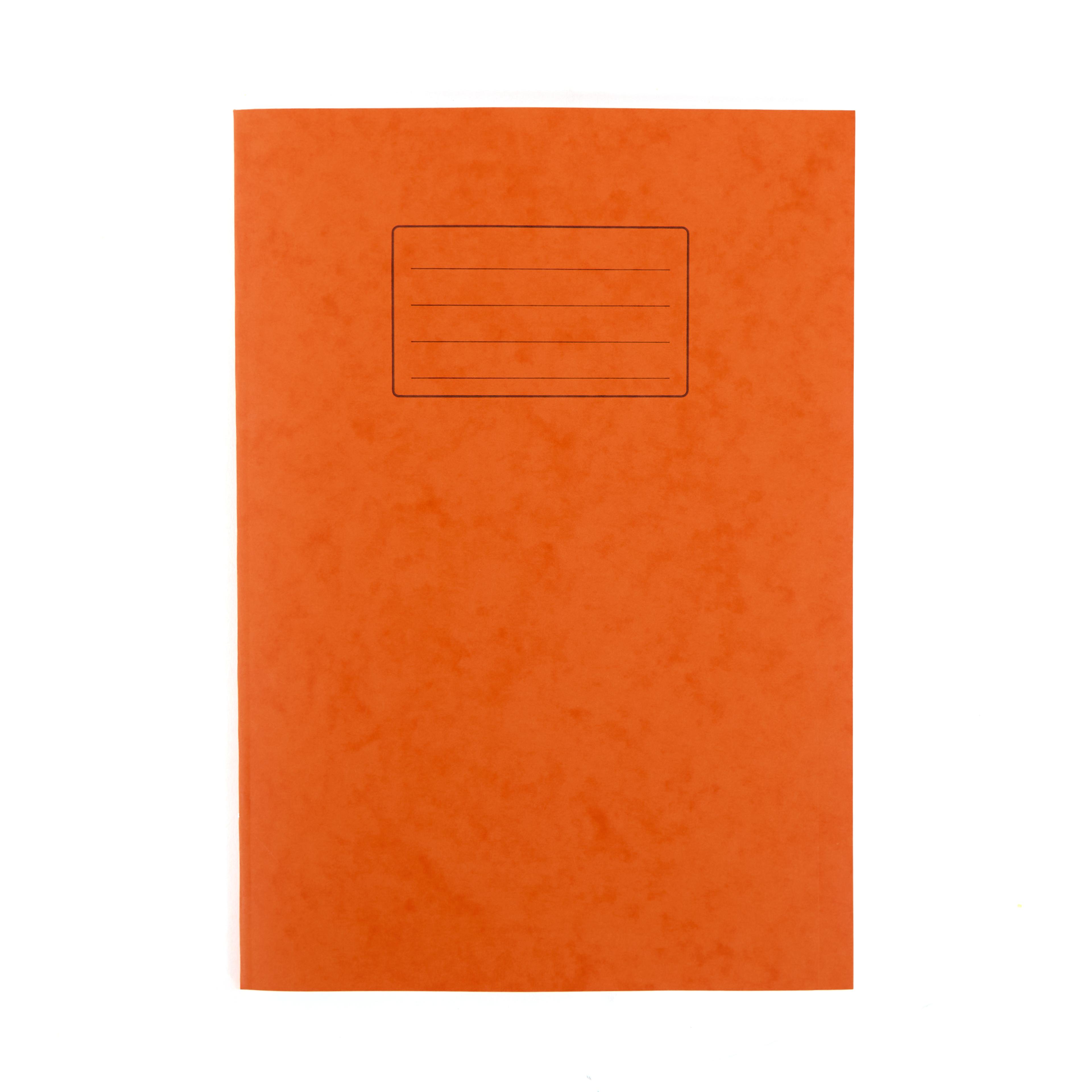 Classmates Handwriting Book, A4, 8mm with dotted spacing - 80pg - Orange - Pack of 50