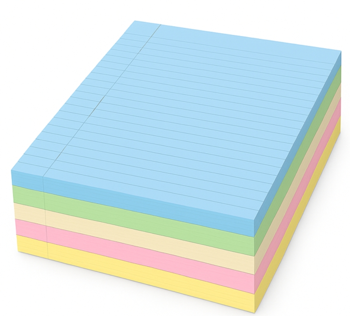 Classmates Tinted Paper, A4, 8mm with Margin - Assorted Colours - 1 ...