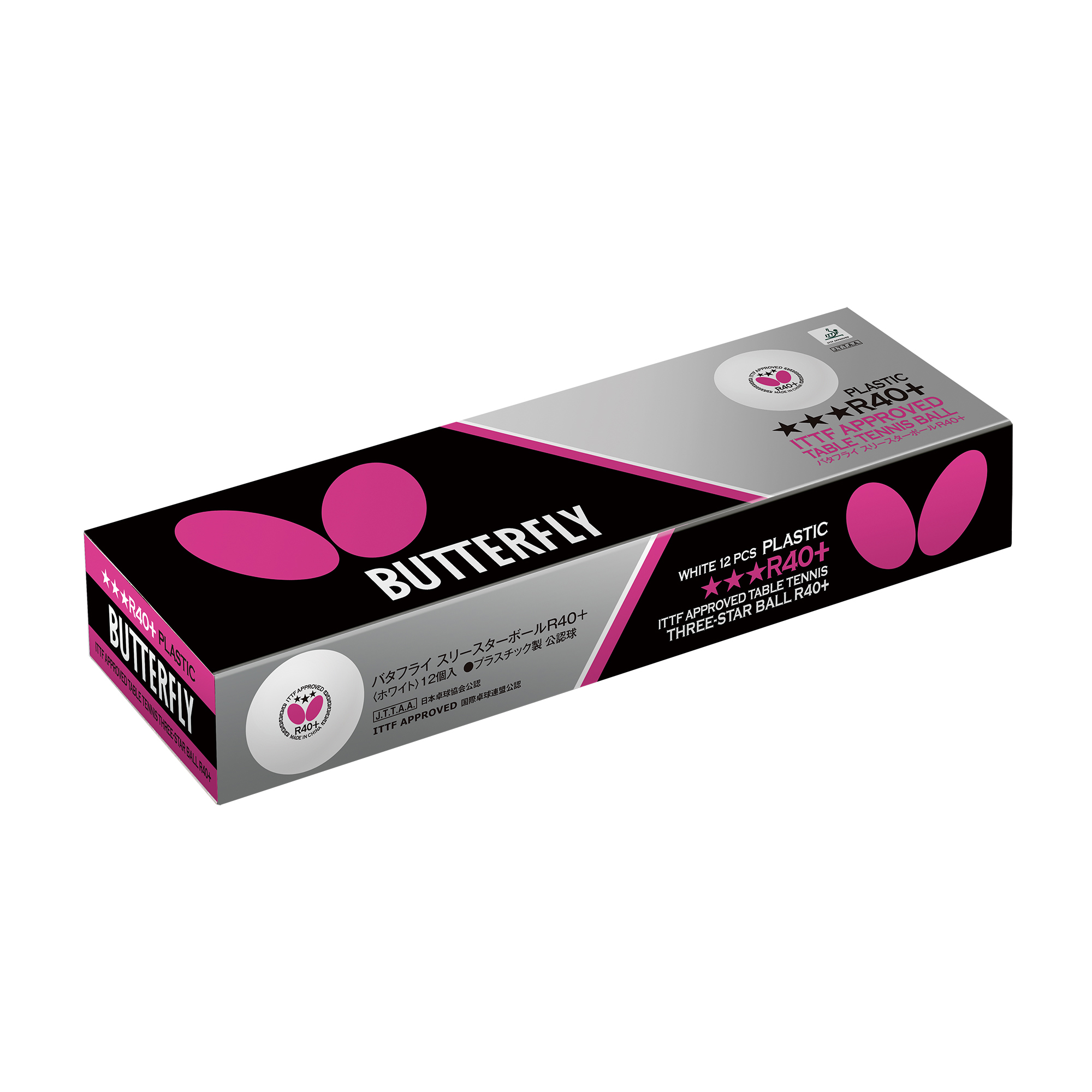 Butterfly R40 3 StarTableTennis BallsP12