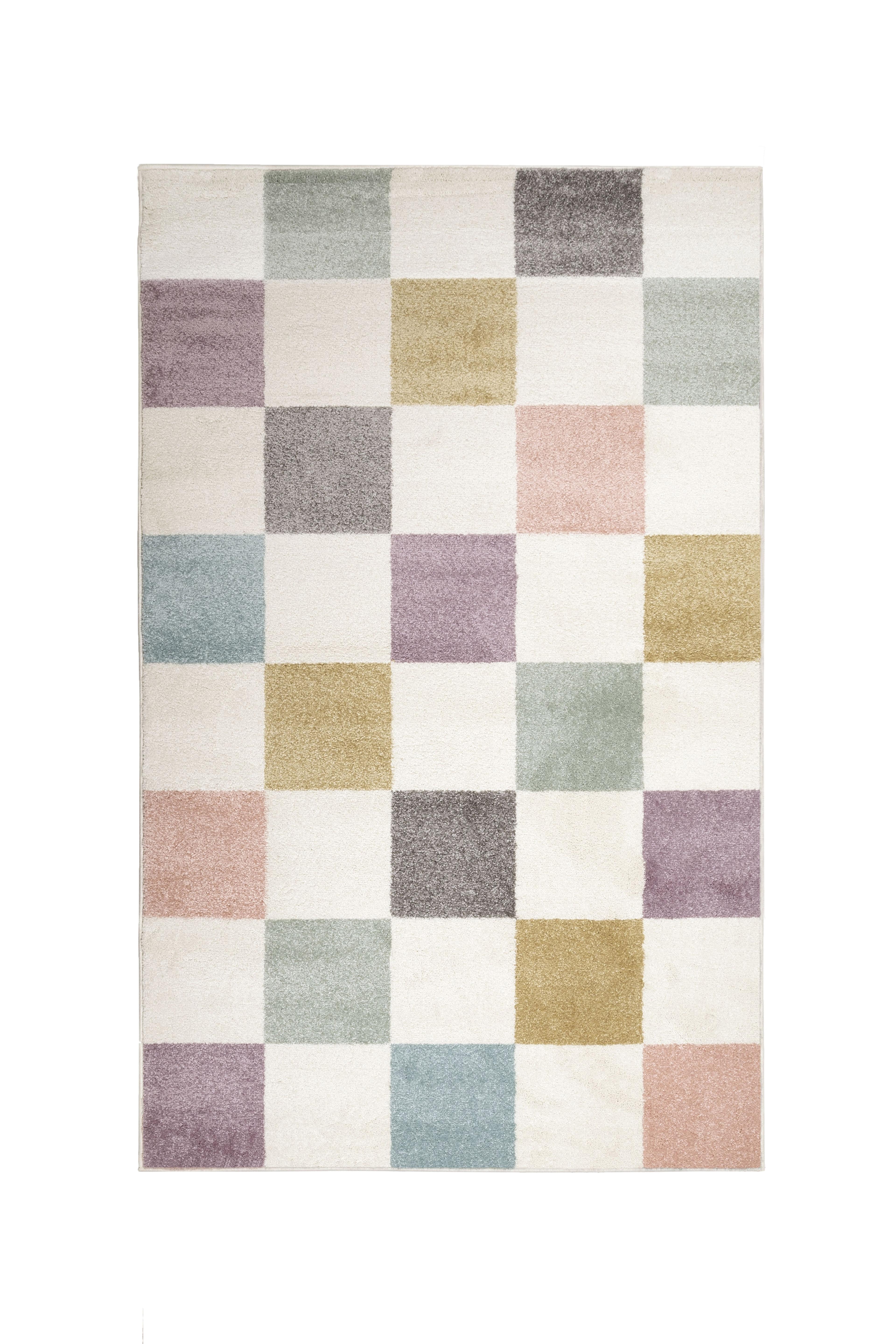 Echo Chequer Pastel Rug 80 x 150cm