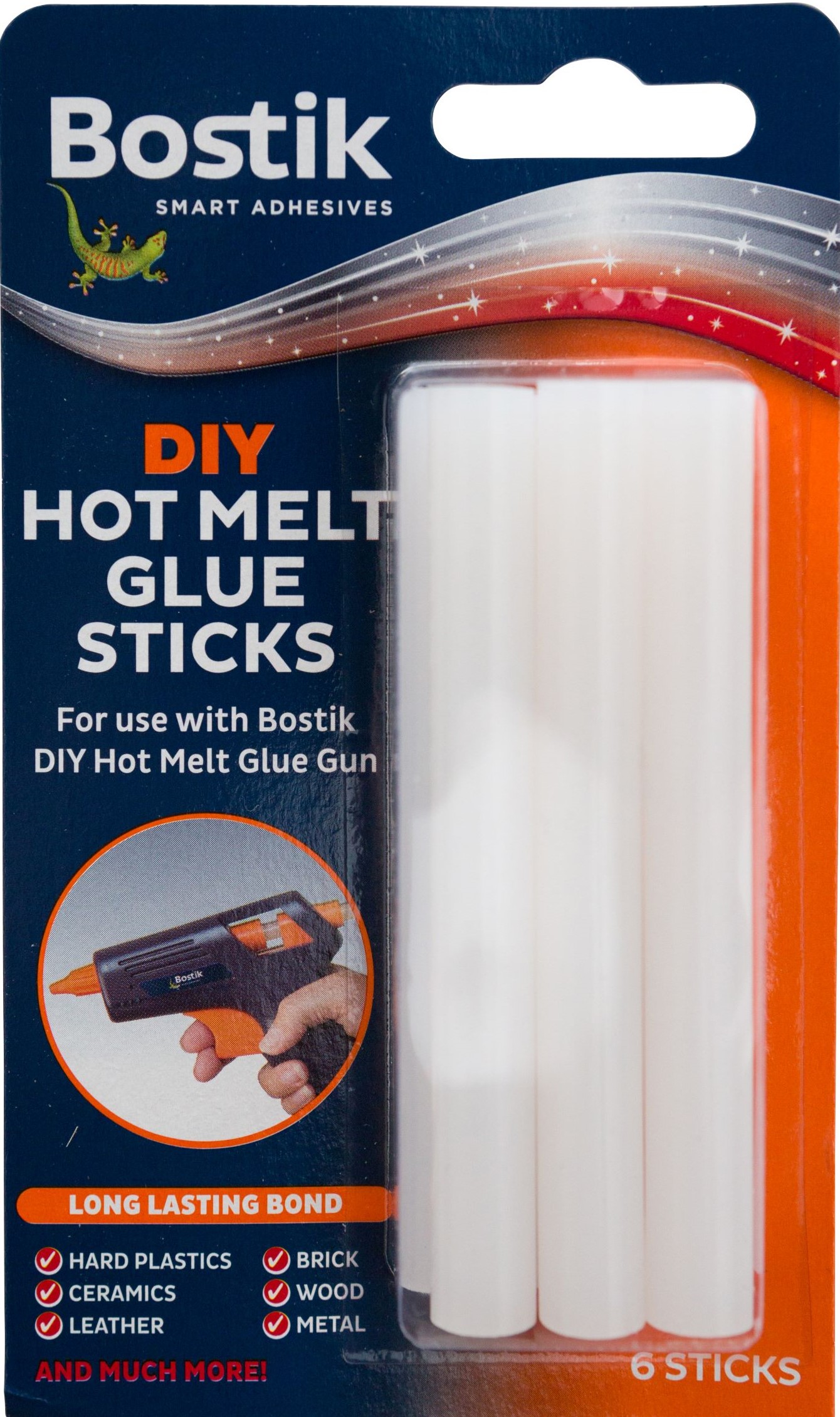 Bostik Hot Melt Glue Sticks - Pack of 6